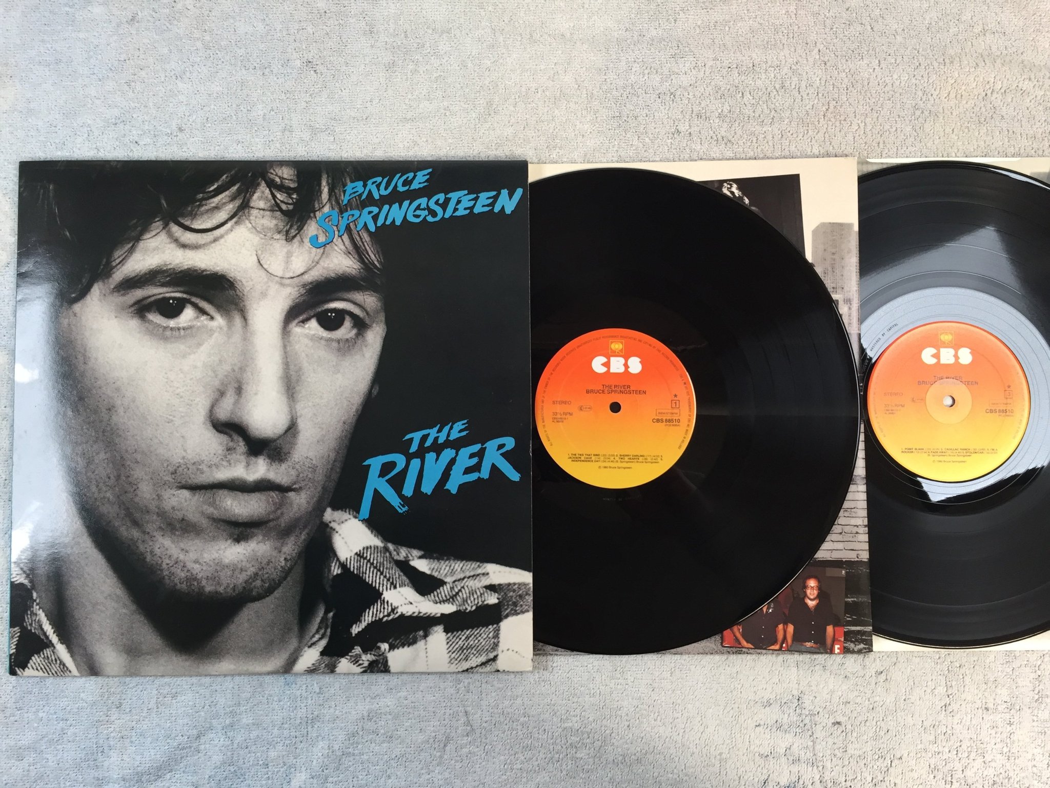 Omslagsbild för skivan BRUCE SPRINGSTEEN the river 2xLP -80 Hol CBS 88510 