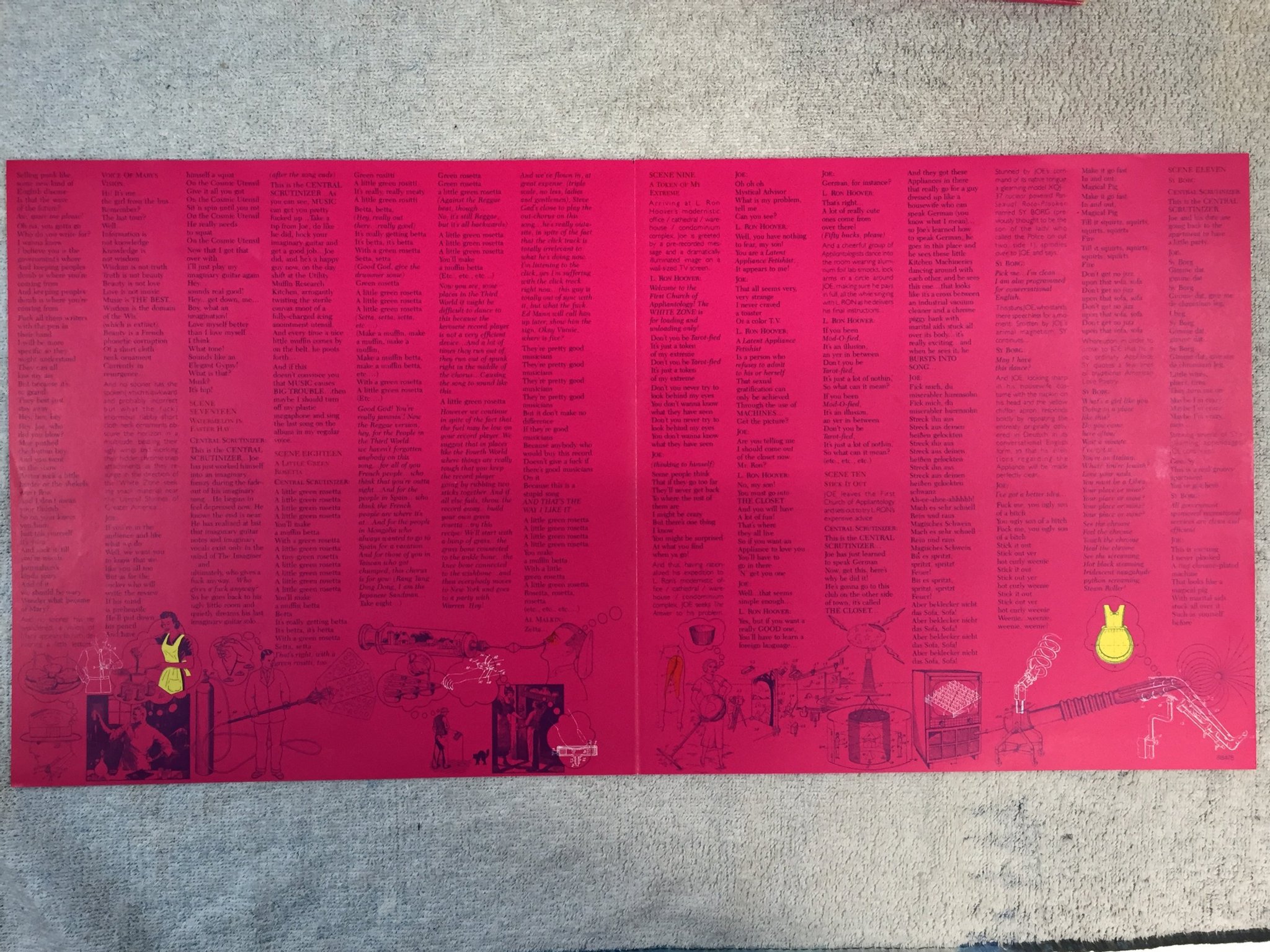 Omslagsbild för skivan FRANK ZAPPA Joe's garage act III 2xLP -79 Hol CBS 88475