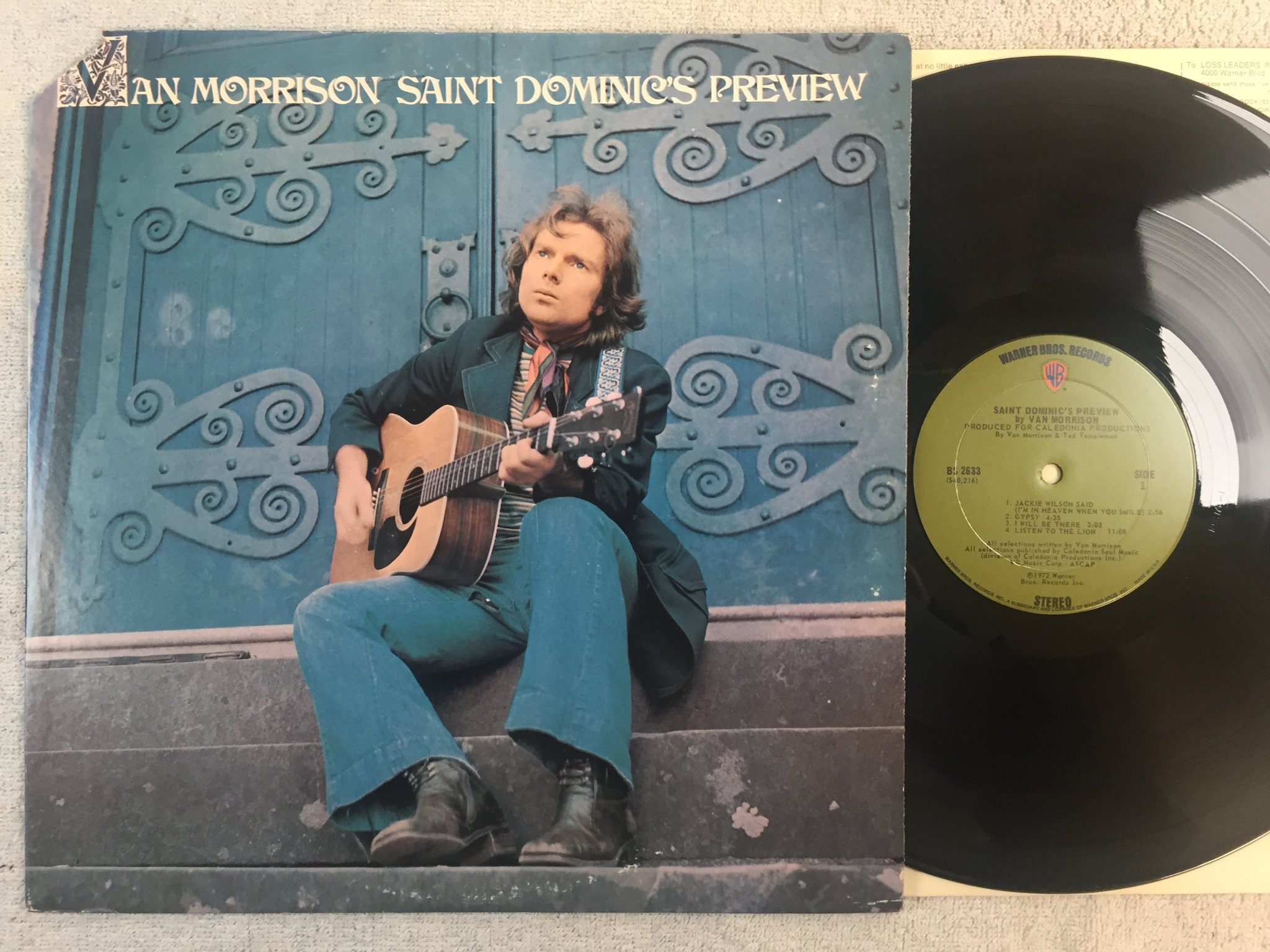 Omslagsbild för skivan VAN MORRISON Saint Doninic's preview LP -72 US WARNER BS 2633