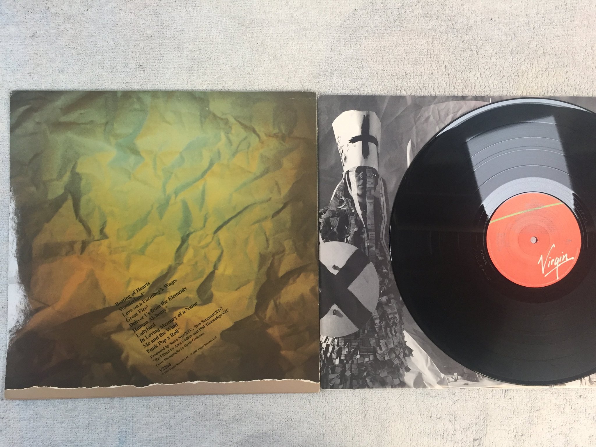 Omslagsbild för skivan XTC mummer LP -83 ncb VIRGIN V-2264