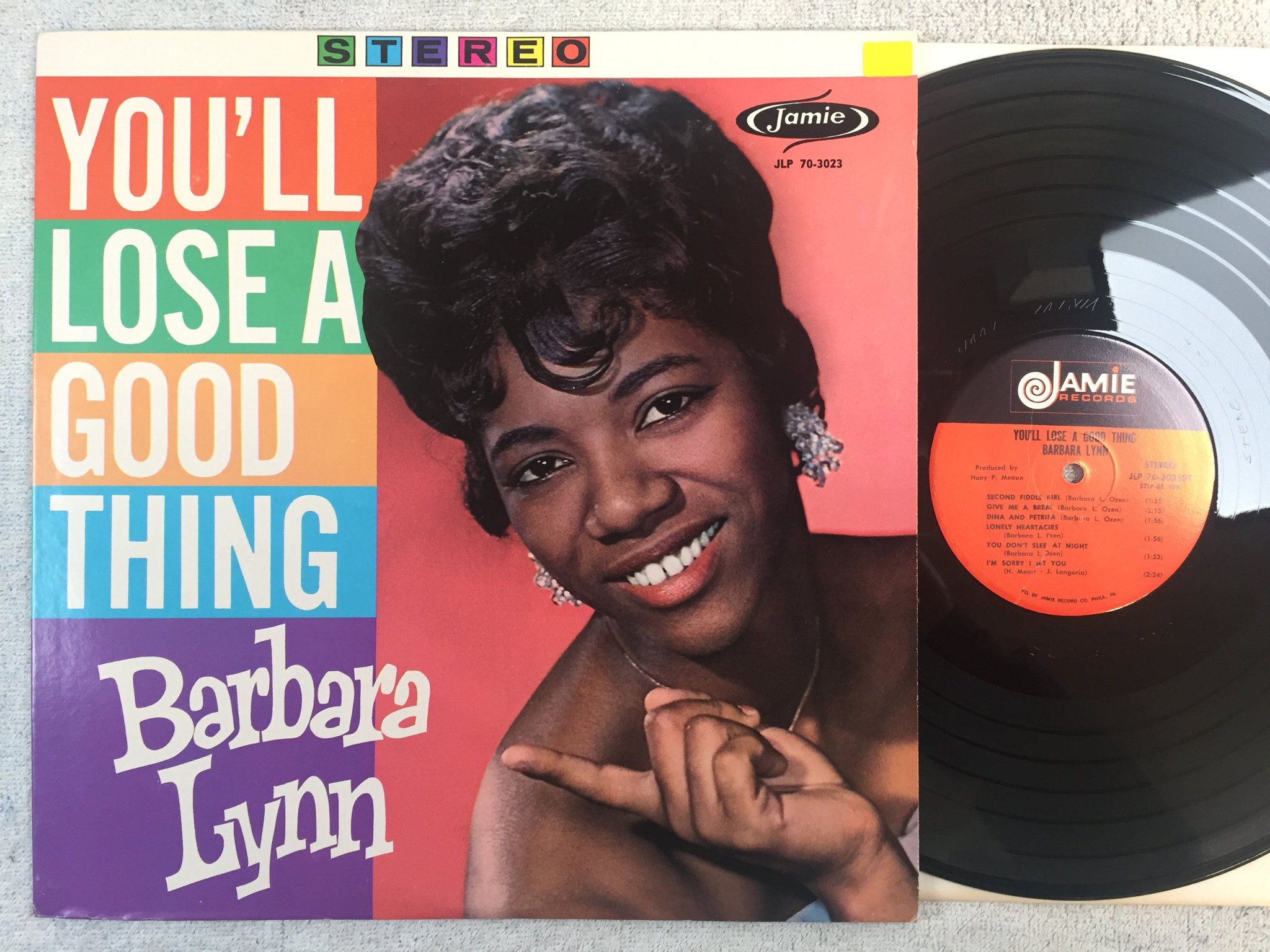 Omslagsbild för skivan BARBARA LYNN you'll lose a good thing LP US JAMIE AMAZING SOUL ALBUM ! ! 