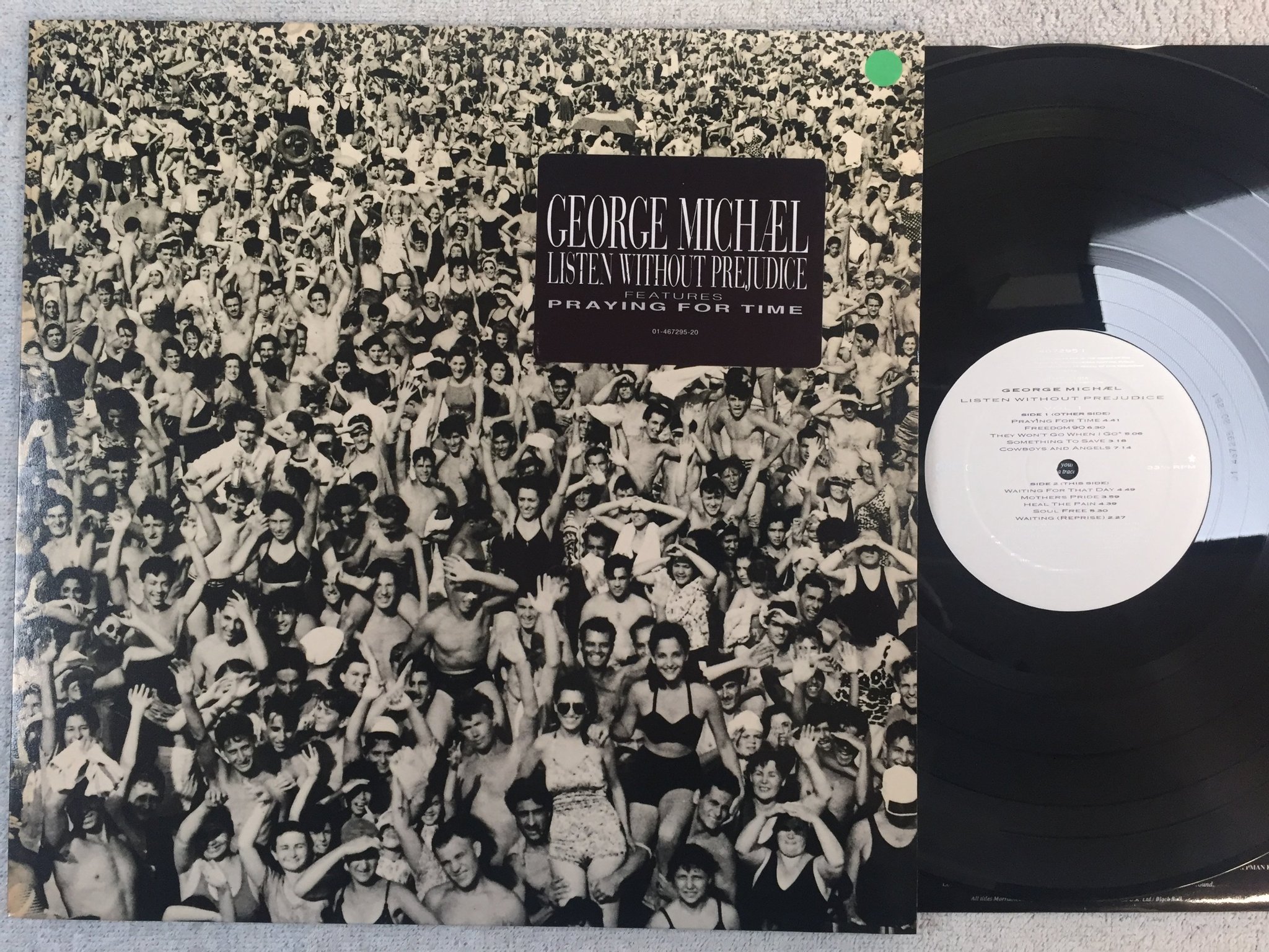 Omslagsbild för skivan GEORGE MICHAEL listen without prejudice LP -90 Hol EPIC 4672951
