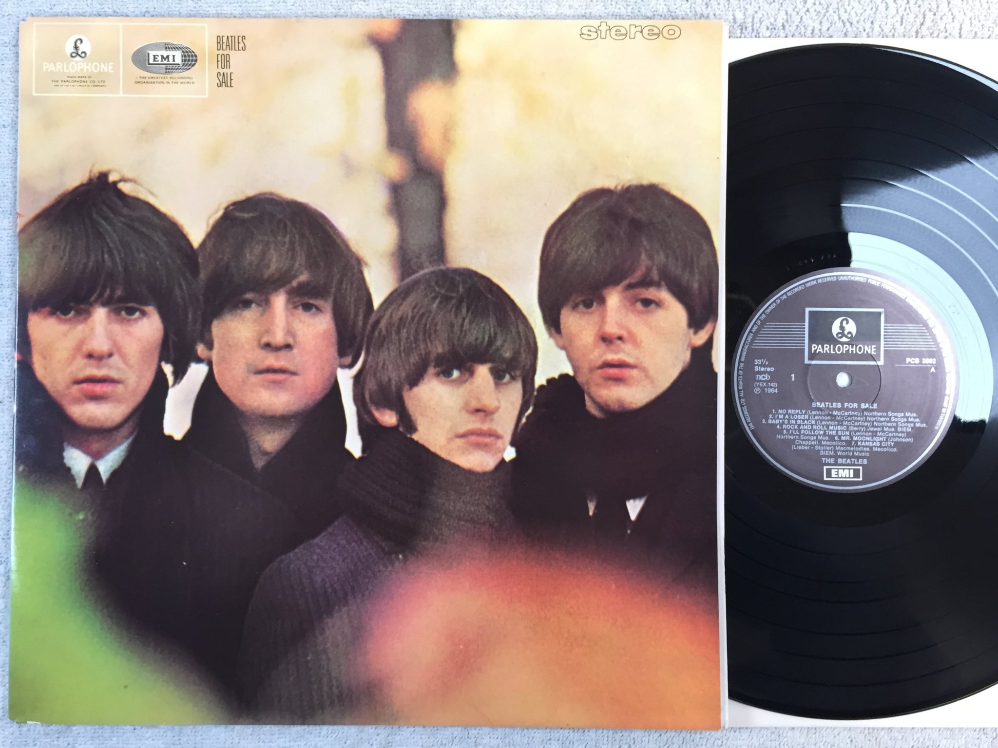 Omslagsbild för skivan THE BEATLES for sale  LP re NCB PARLOPHONE PCS 3062