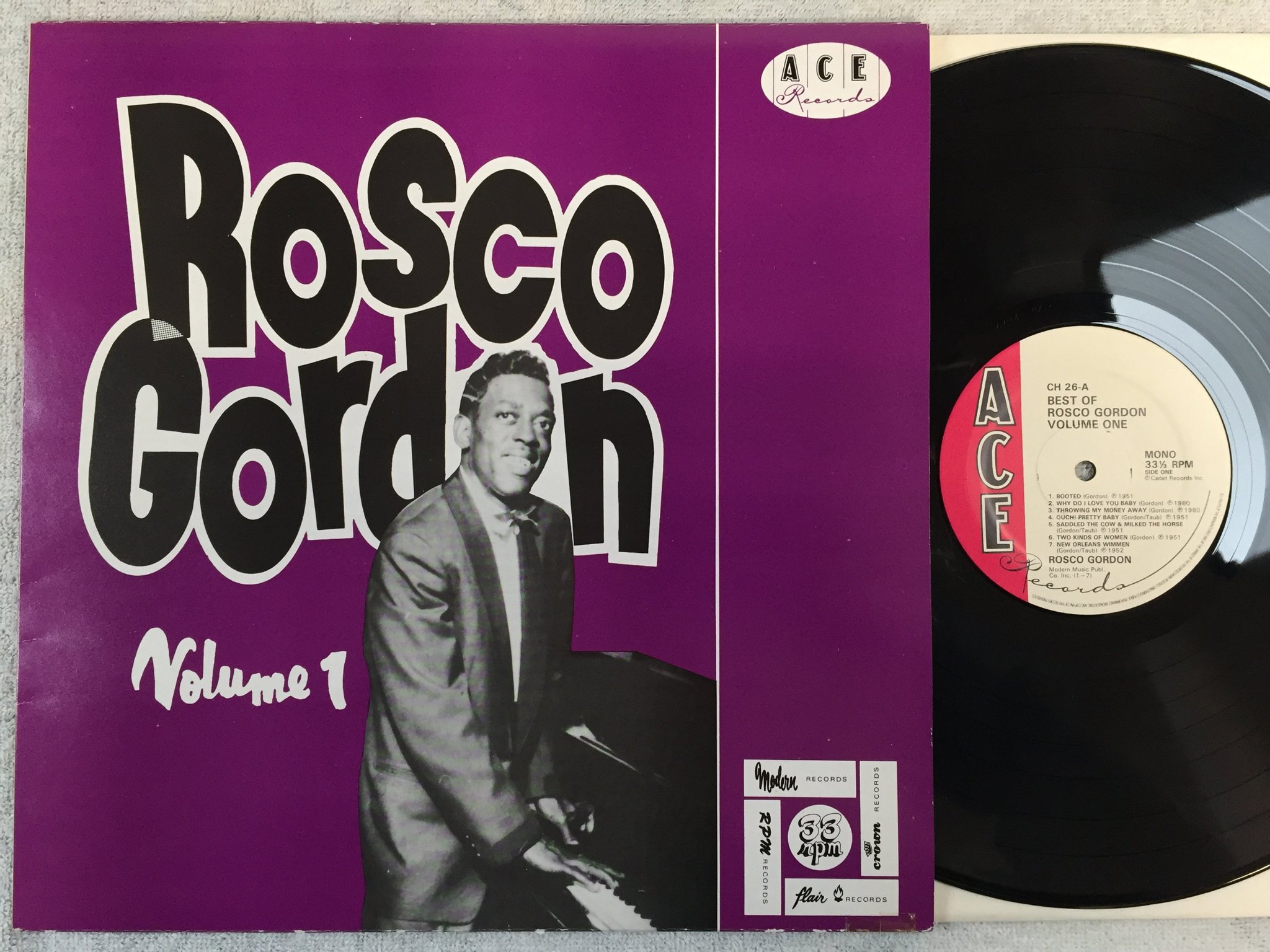 Omslagsbild för skivan ROSCO GARDEN volume one LP US ACE CH 26