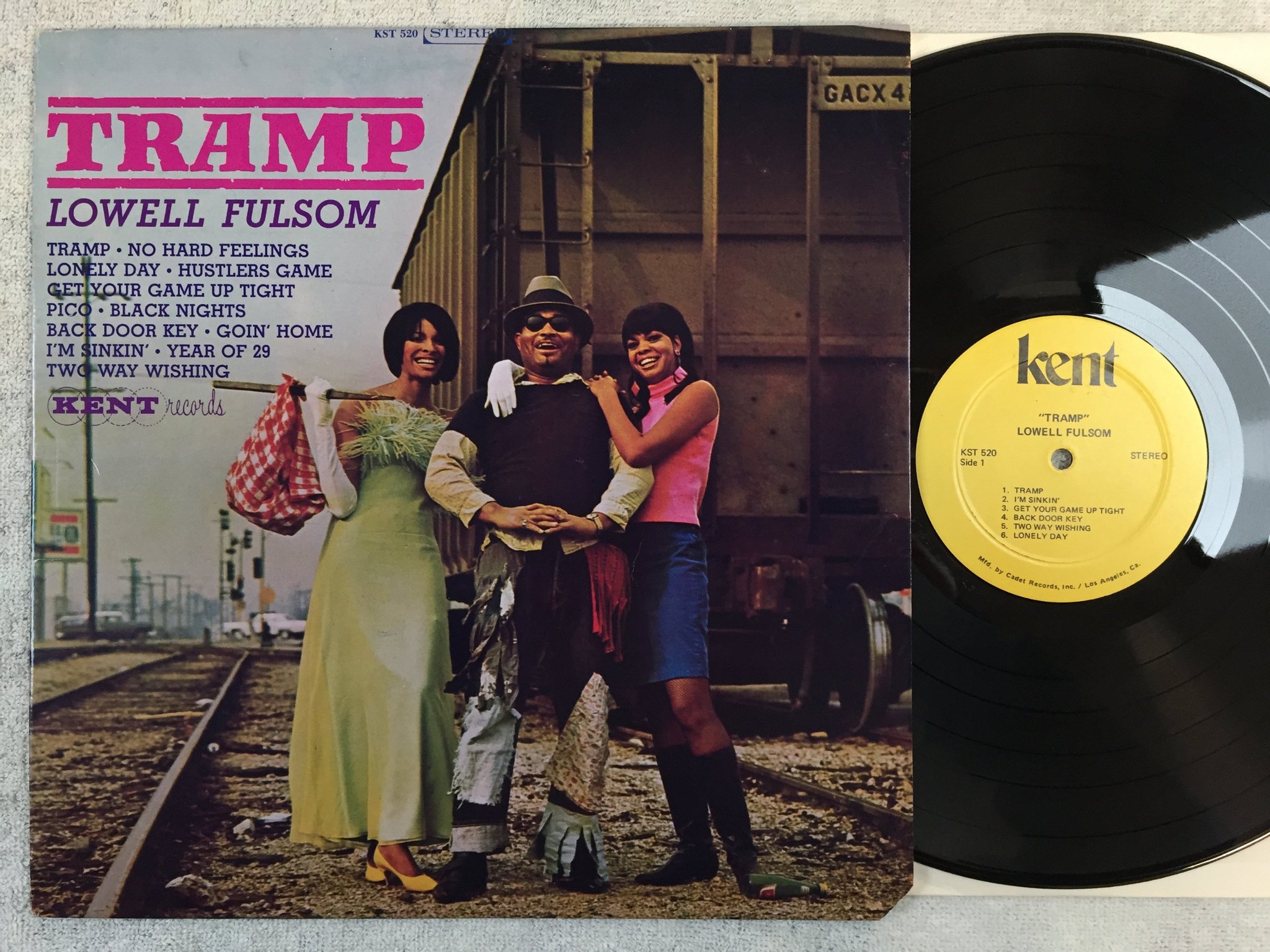 Omslagsbild för skivan LOWELL FULSOM tramp LP US KENT KST 520