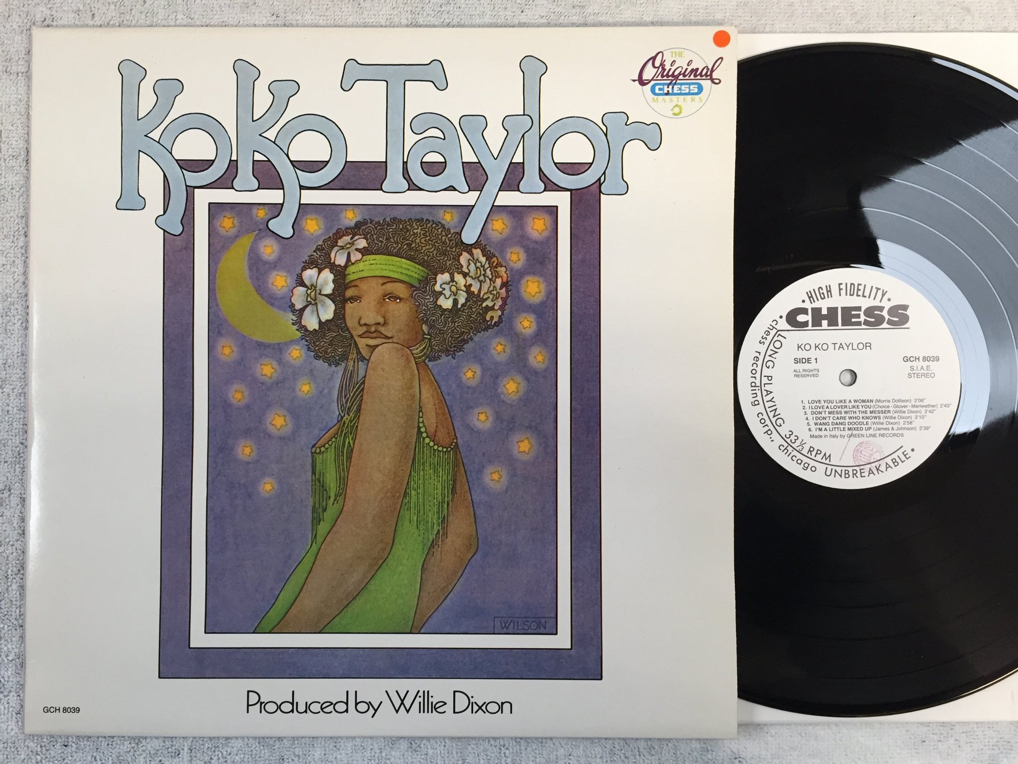 Omslagsbild för skivan KOKO TAYLOR s/t LP ITA CHESS GCH 8039