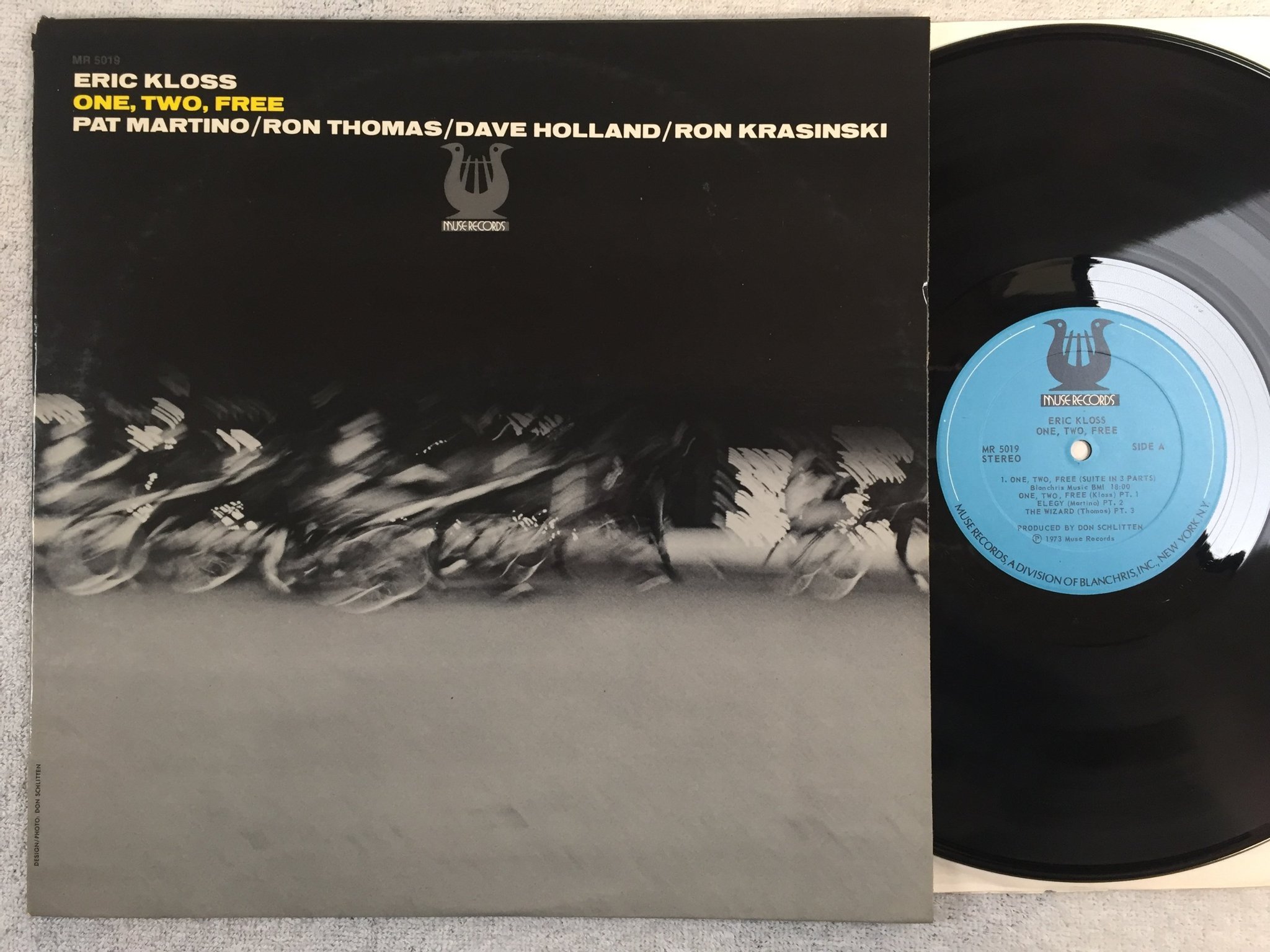 Omslagsbild för skivan ERIC KLOSS one two free LP -73 US MUSE MR 5019