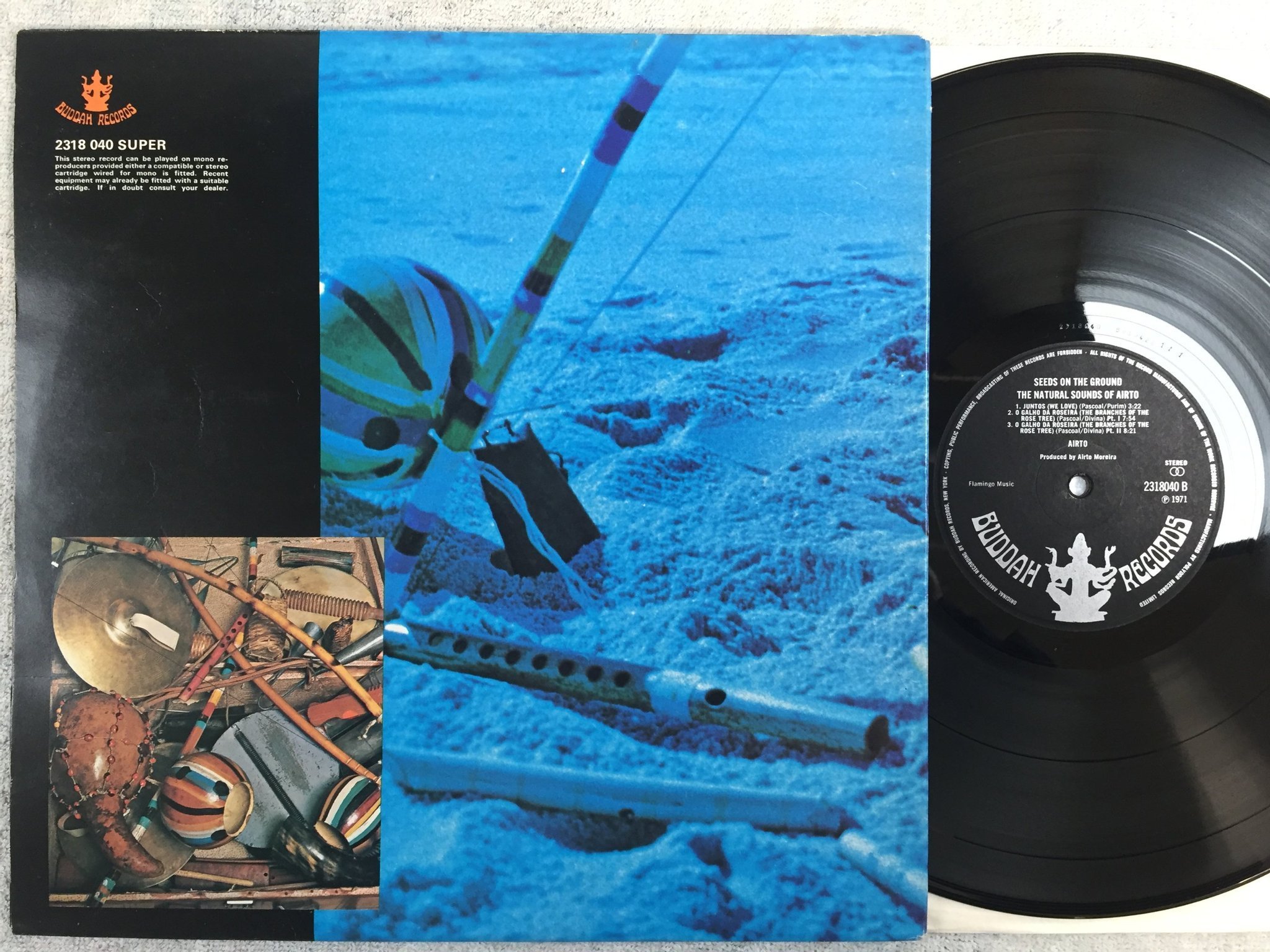 Omslagsbild för skivan AIRTO seeds on the ground LP -71 UK BUDDAH 2318040 very rare ! ! 