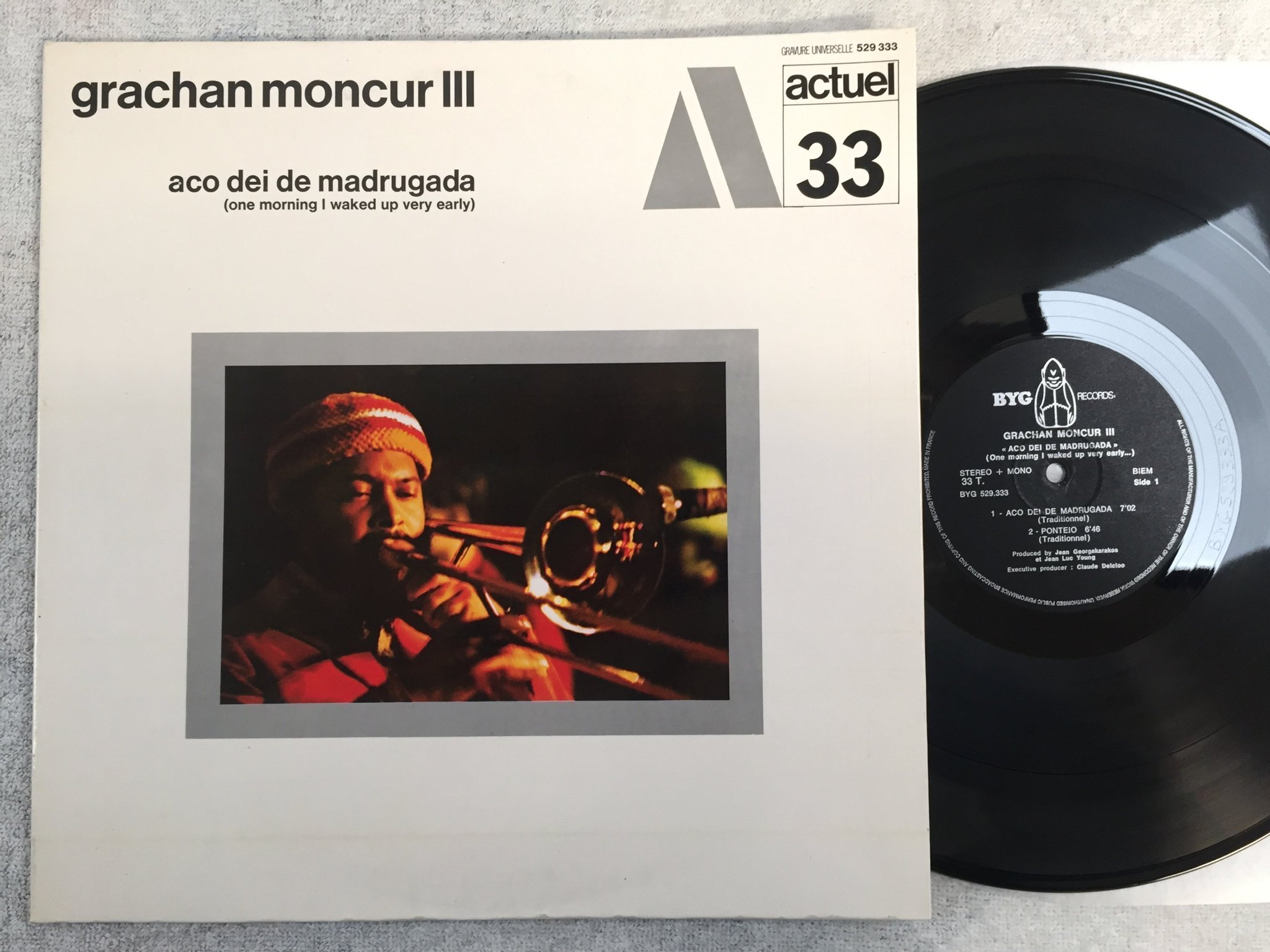 Omslagsbild för skivan GRACHAN MONCUR III aci dei de madrugada LP -70 Fra BYG 529.333