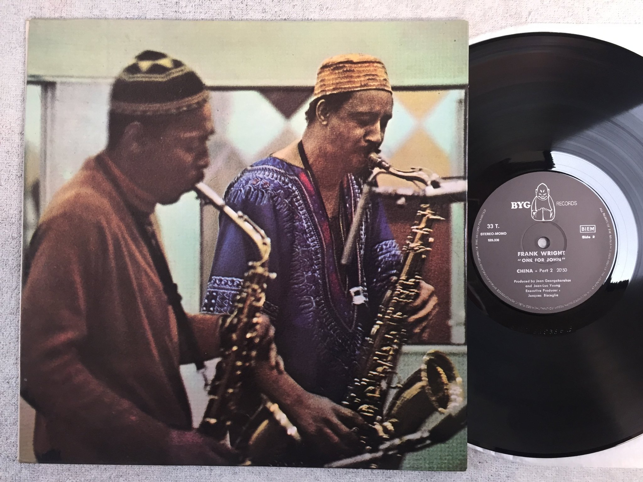 Omslagsbild för skivan FRANK WRIGHT one for John LP -70 Fra BYG 529336 rare