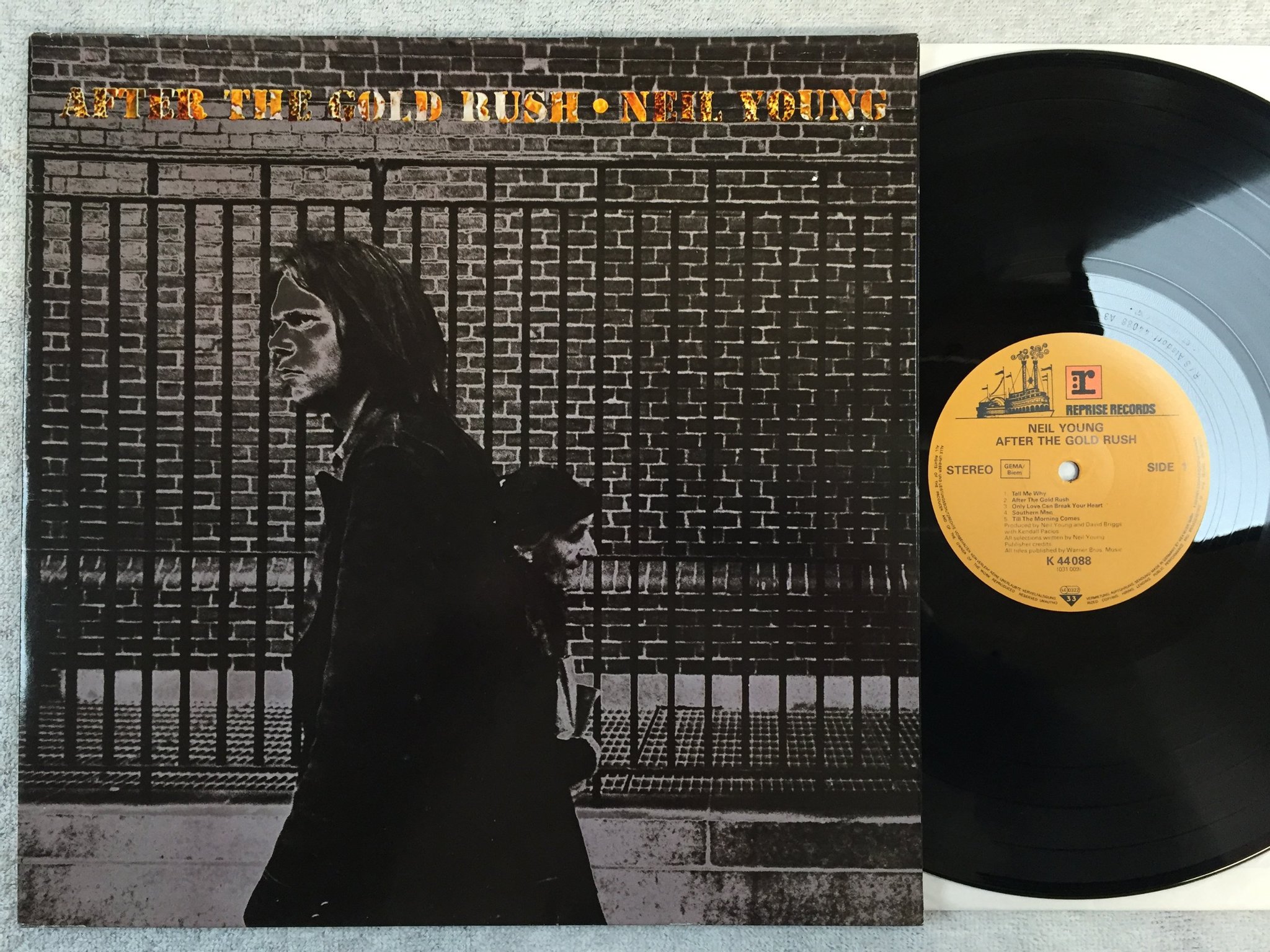 Omslagsbild för skivan Neil Young - after the gold rush LP Ger REPRISE K 44088