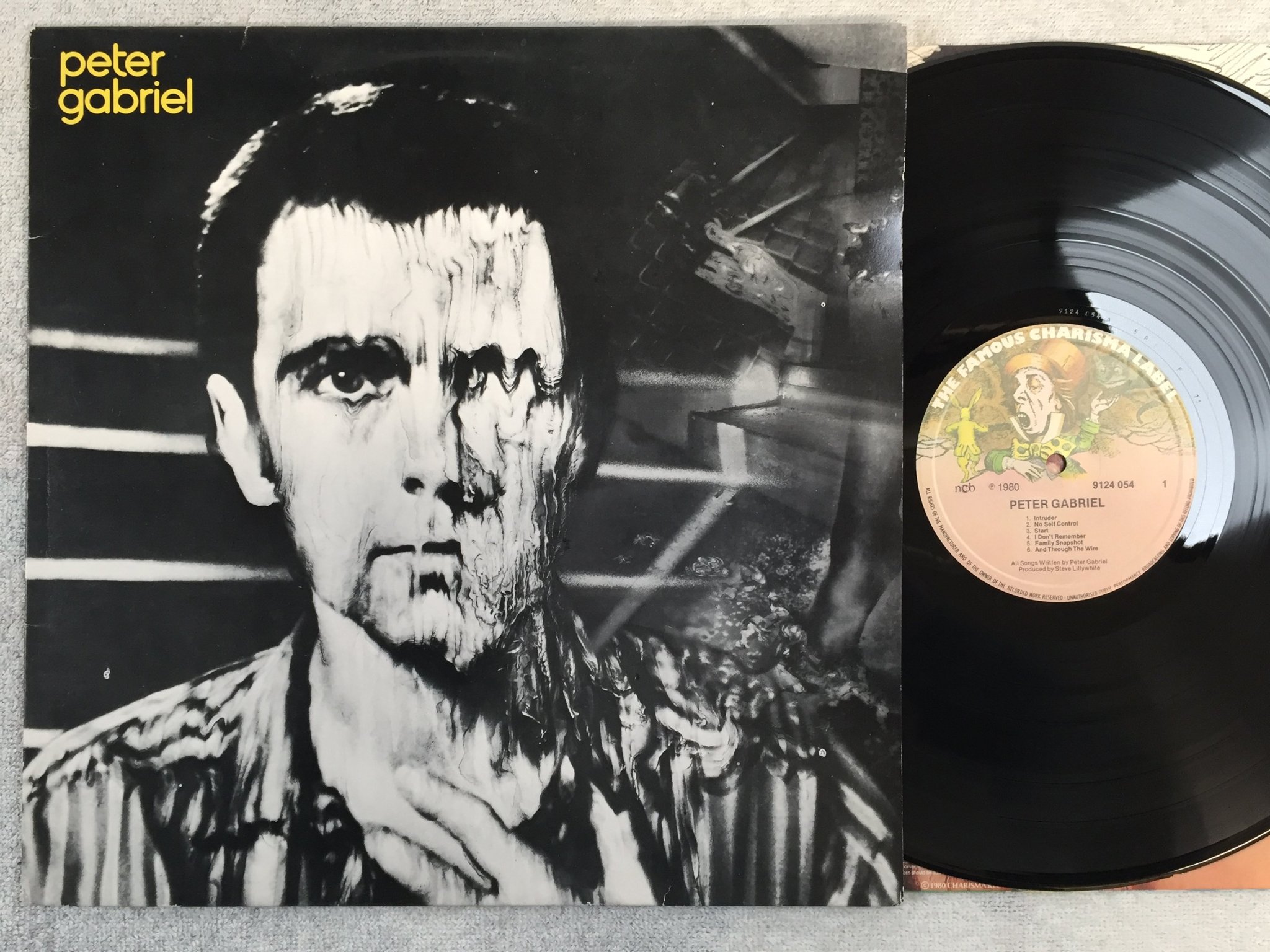 Omslagsbild för skivan PETER GABRIEL s/t LP -80 ncb CHARISMA 9124054