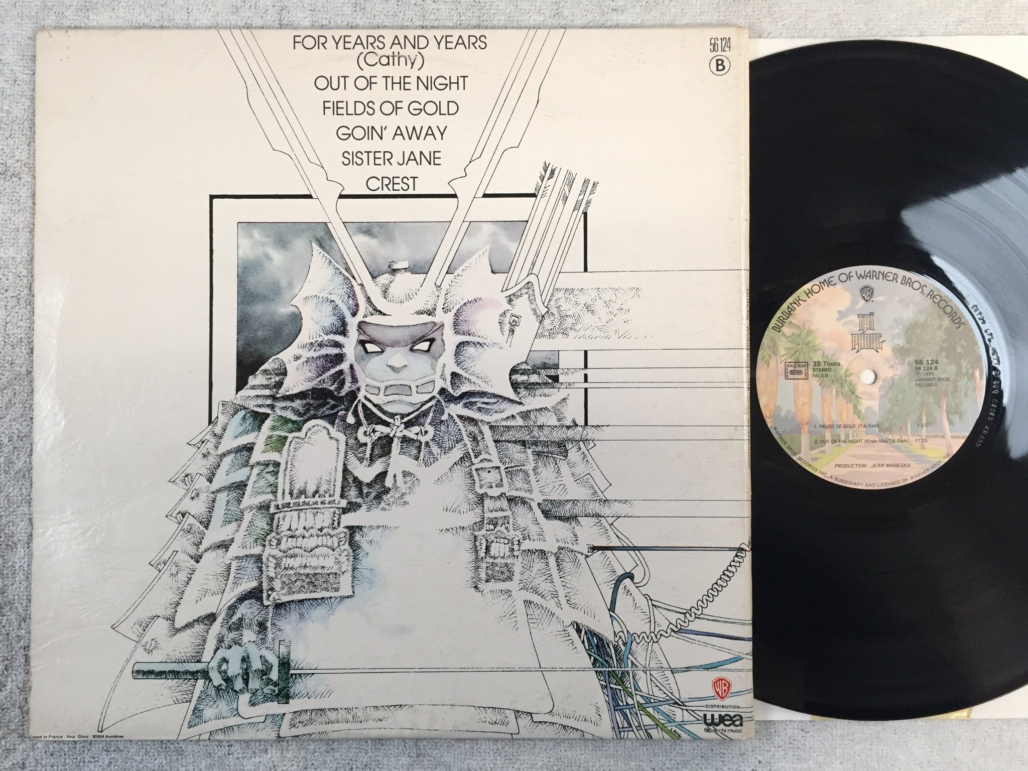 Omslagsbild för skivan TAI PHONG s/t LP -75 Fra WARNER 56124