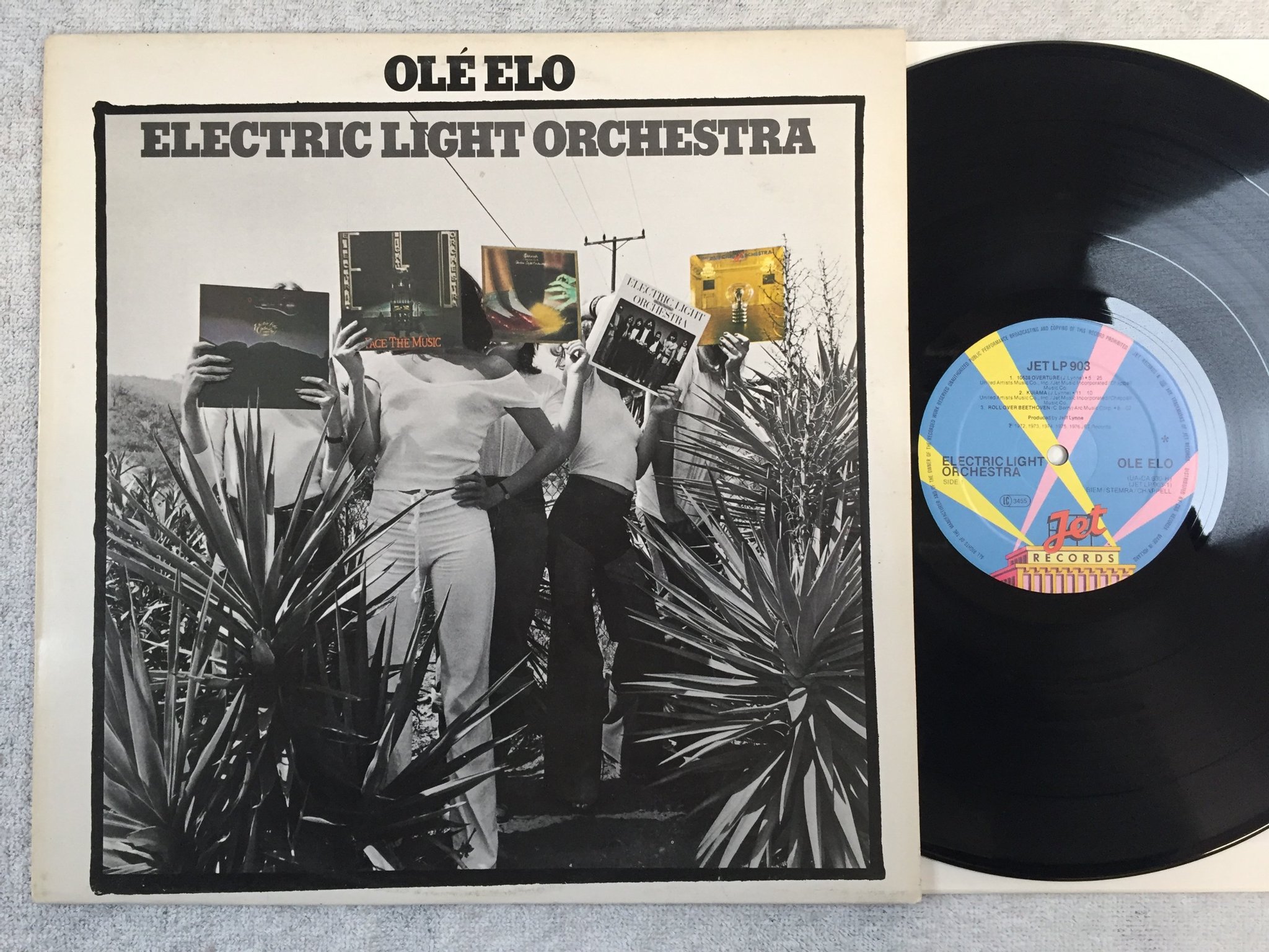 Omslagsbild för skivan ELO ole elo LP Hol GET LP 903