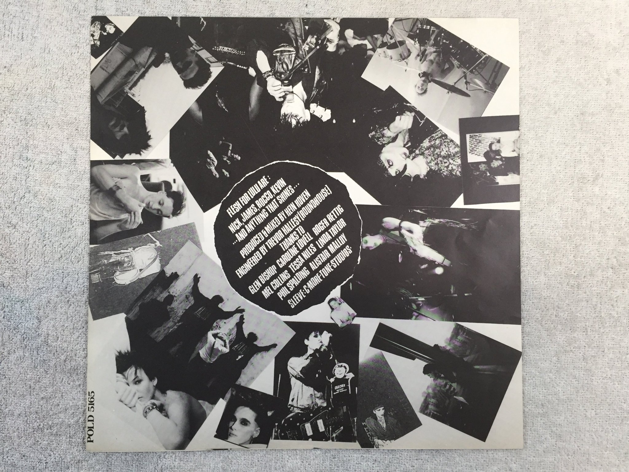 Omslagsbild för skivan FLESH FOR LULU s/tt LP -84 UK POLYDOR POLD 5165