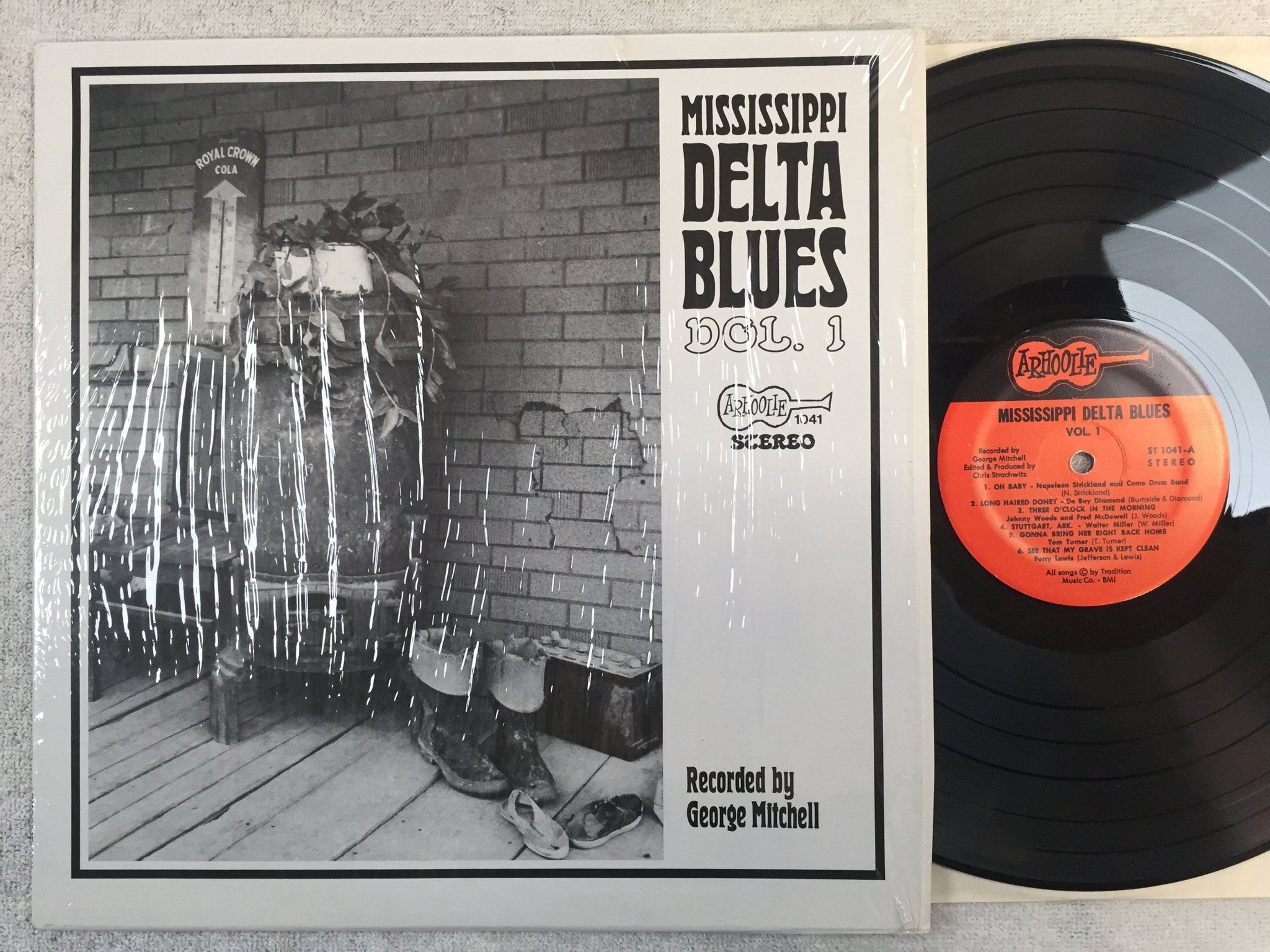 Omslagsbild för skivan V/A Mississippi Delta Blues Vol. 1 LP US ARHOOLIE 1041