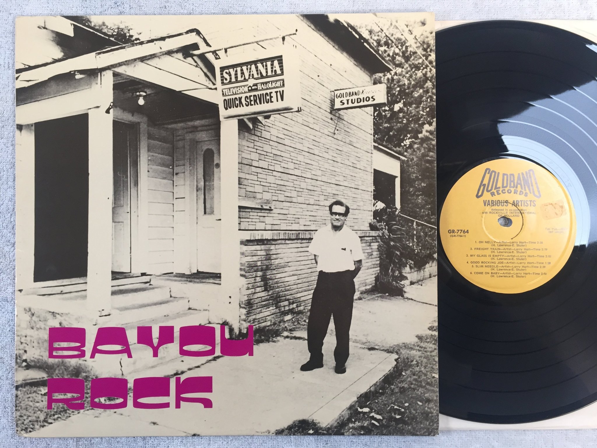 Omslagsbild för skivan V/A bayou rock LP US GOLDBAND GR-7764