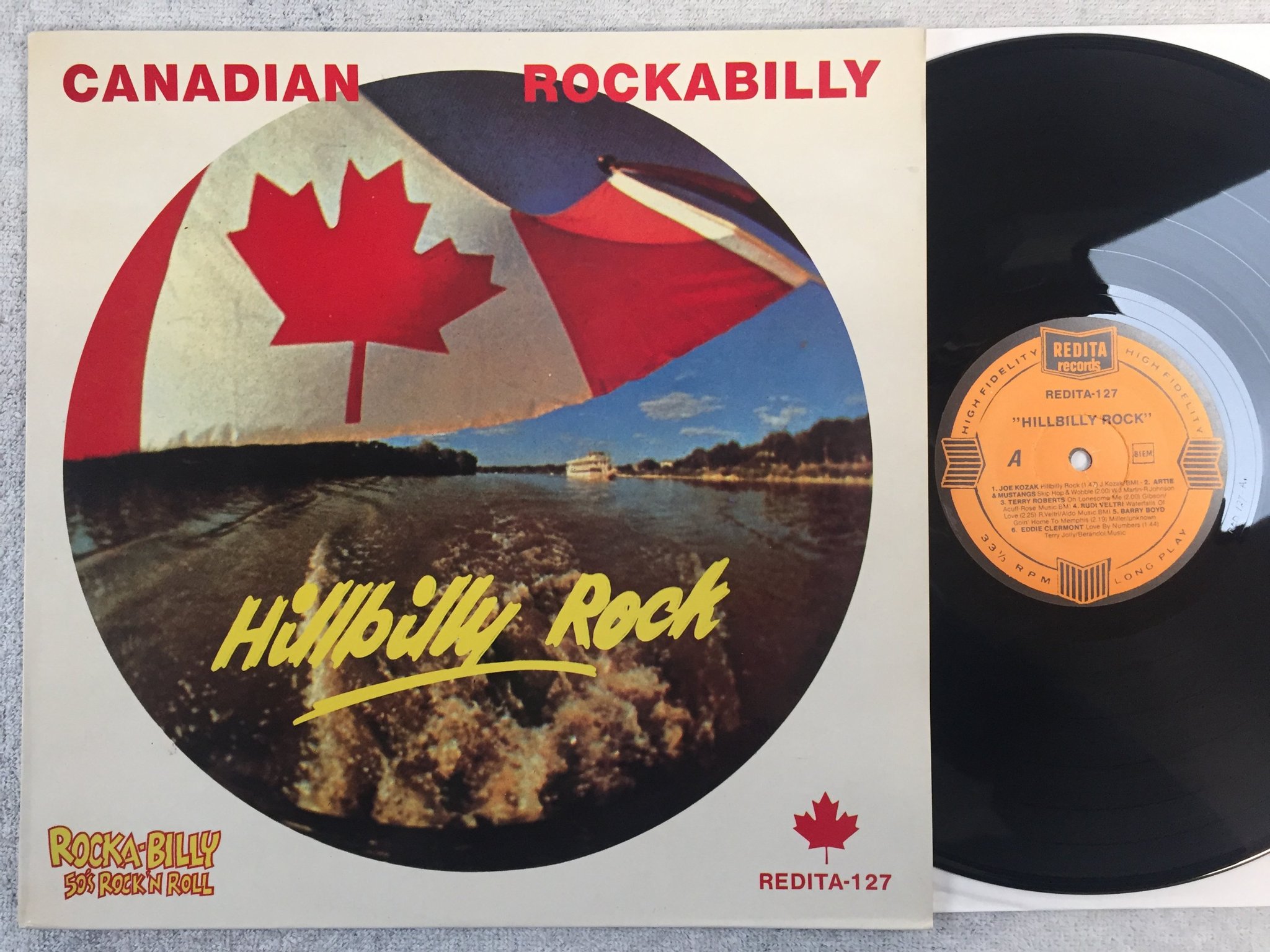 Omslagsbild för skivan V/A hillbilly rock LP Hol REDITA 127