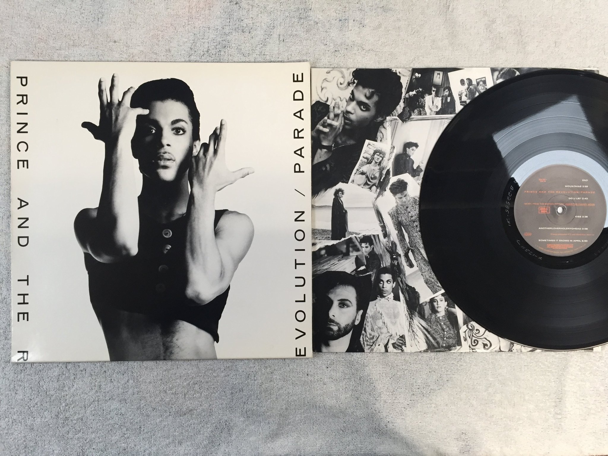 Omslagsbild för skivan PRINCE AND THE REVOLUTION parade LP -86 Ger PAISLEY PARK 925395-1