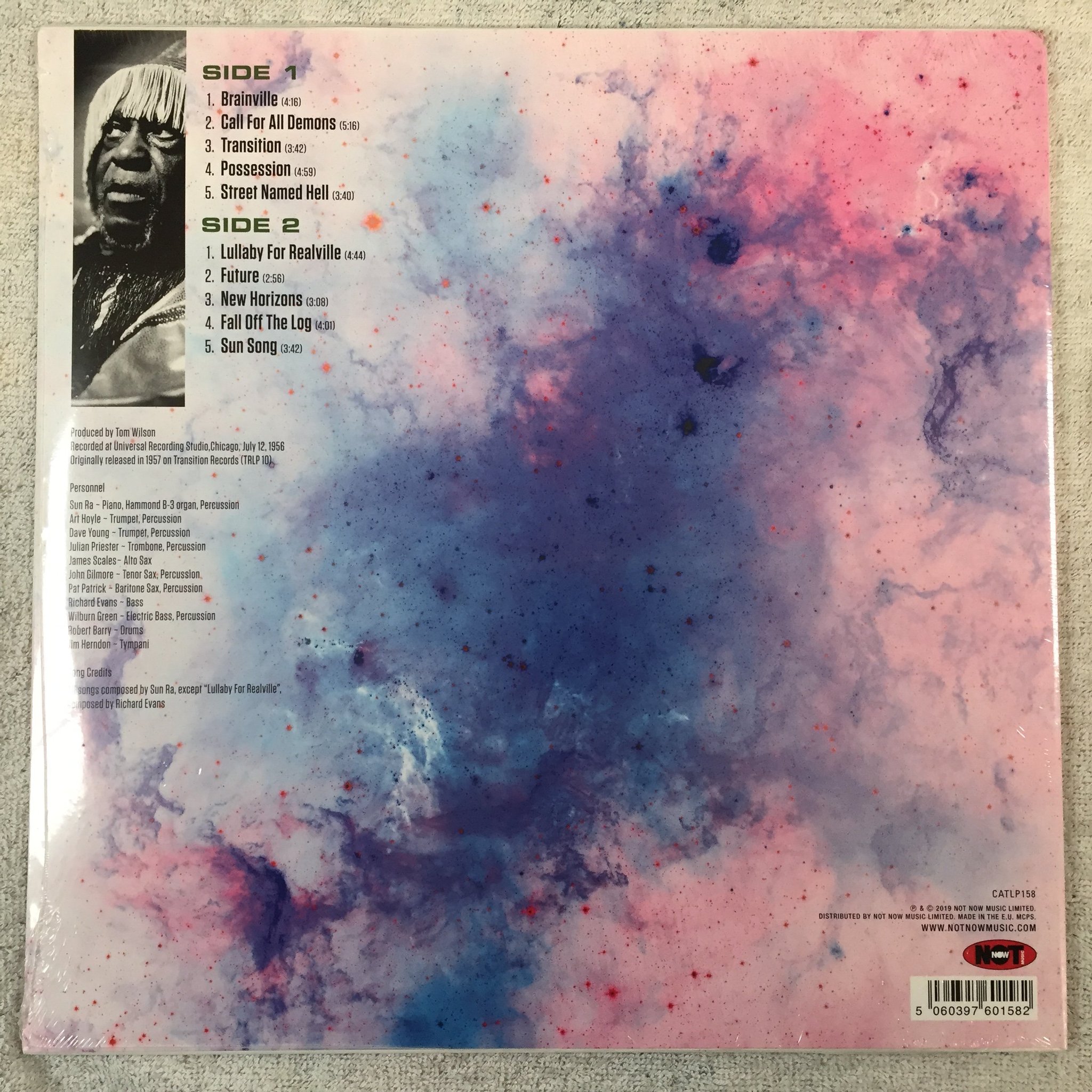 Omslagsbild för skivan SUN RA AND HIS ARKESTRA Jazz By Sun Ra LP 2019 UK CATLP158 sealed