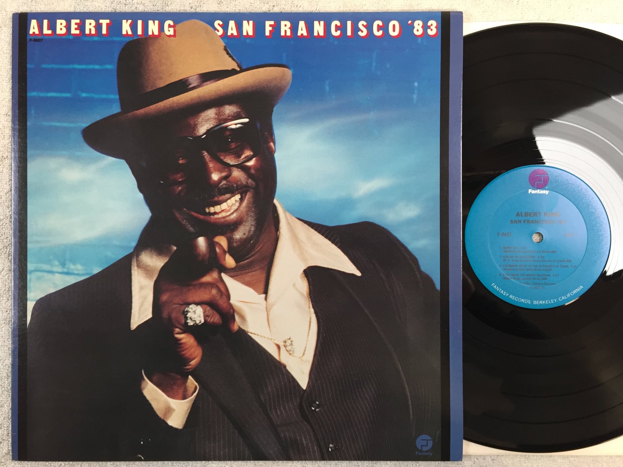 Omslagsbild för skivan ALBERT KING San Francisco '83 LP -83 FANTASY F-9627
