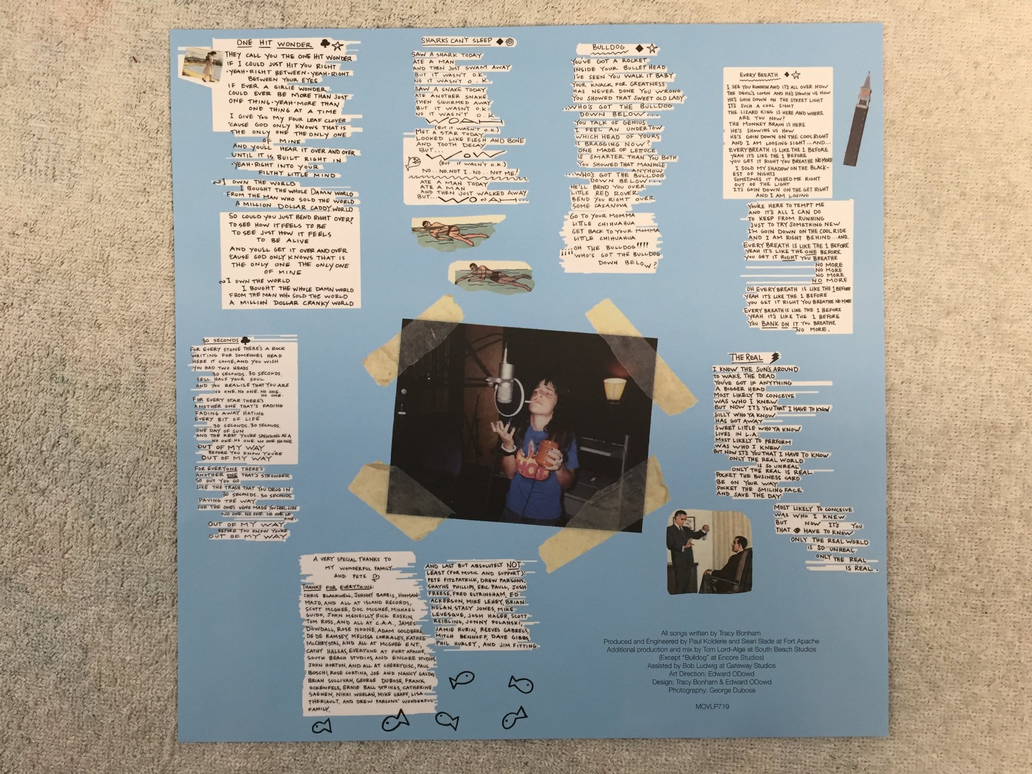 Omslagsbild för skivan TRACY BONHAM The Burdens Of Being Upright LP 2013 MUSIC ON VINYL MOVLP719