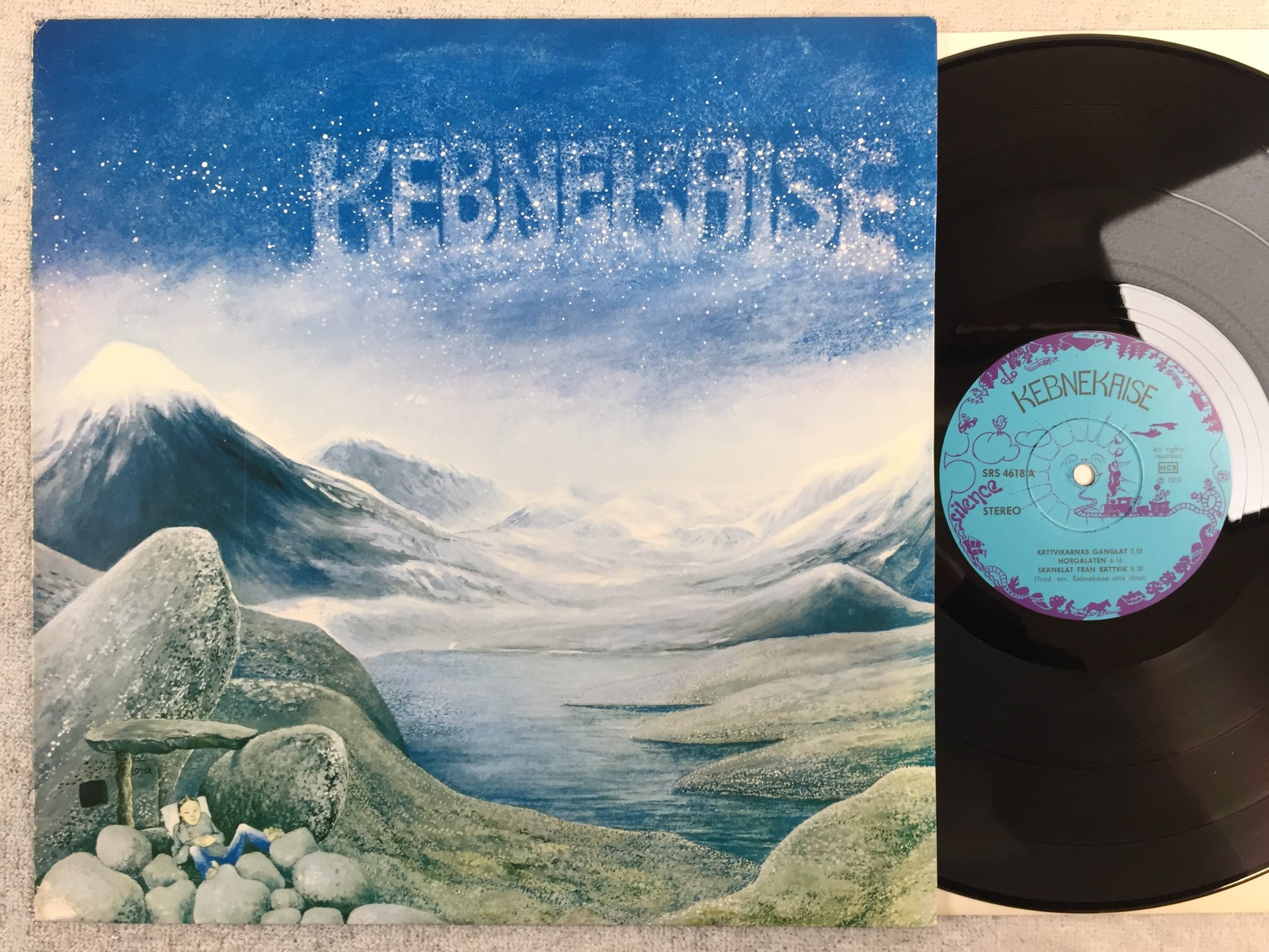 Omslagsbild för skivan KEBNEKAISE s/t LP -73 SILENCE SRS 4618