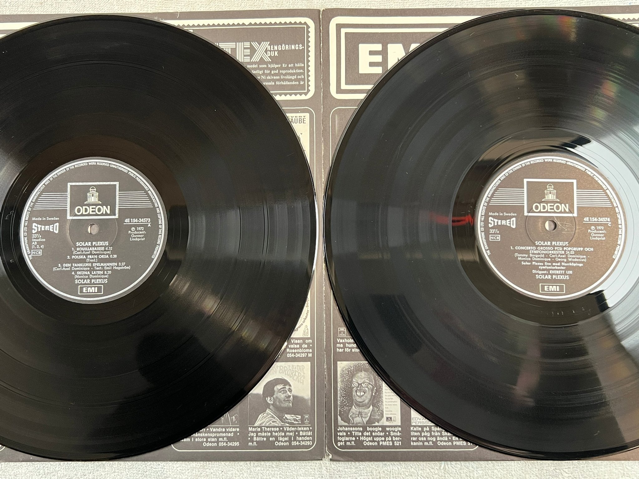 Omslagsbild för skivan SOLAR PLEXUS s/t 2xLP -72 Swe ODEON 4E 154-34574