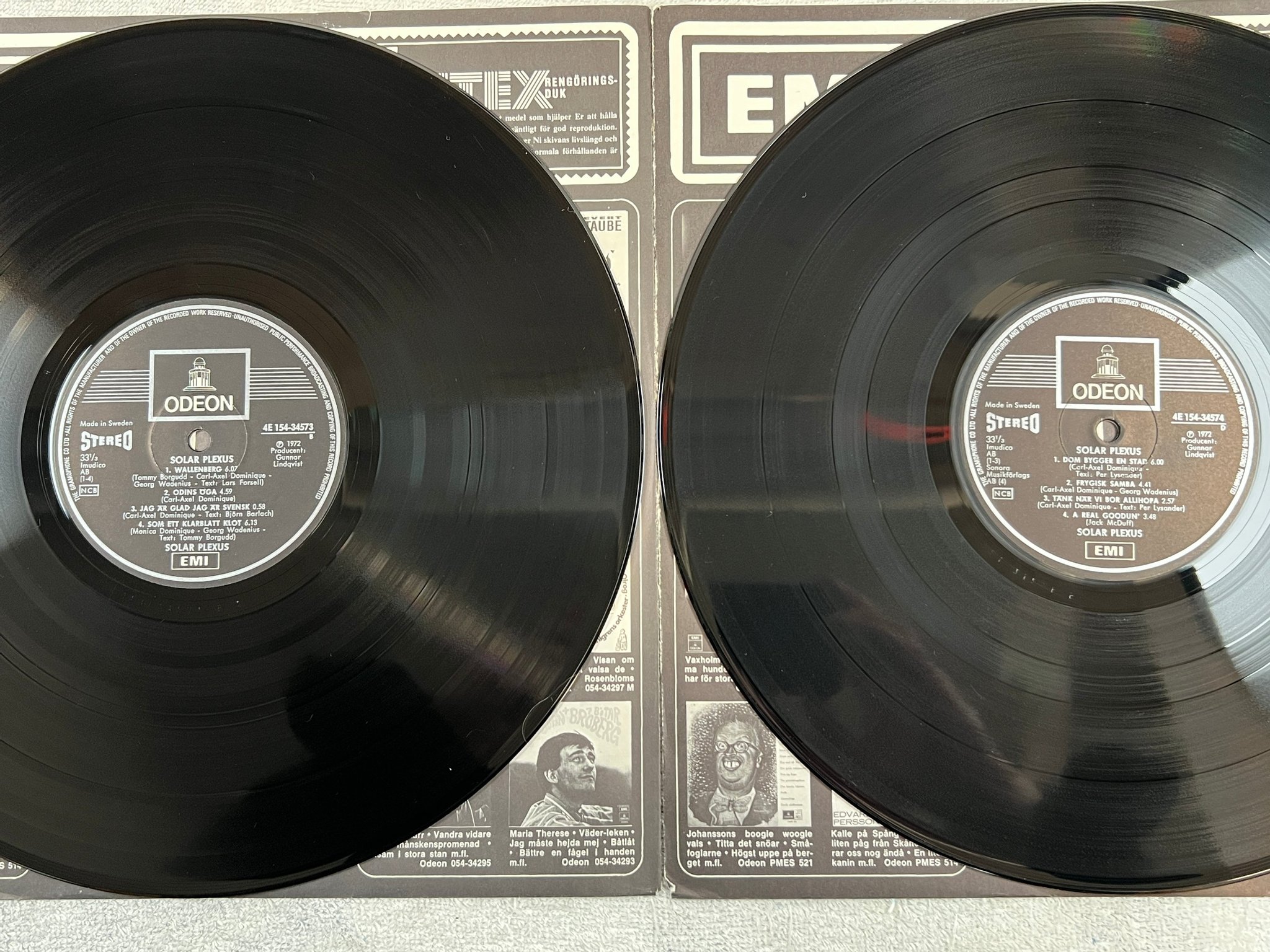 Omslagsbild för skivan SOLAR PLEXUS s/t 2xLP -72 Swe ODEON 4E 154-34574