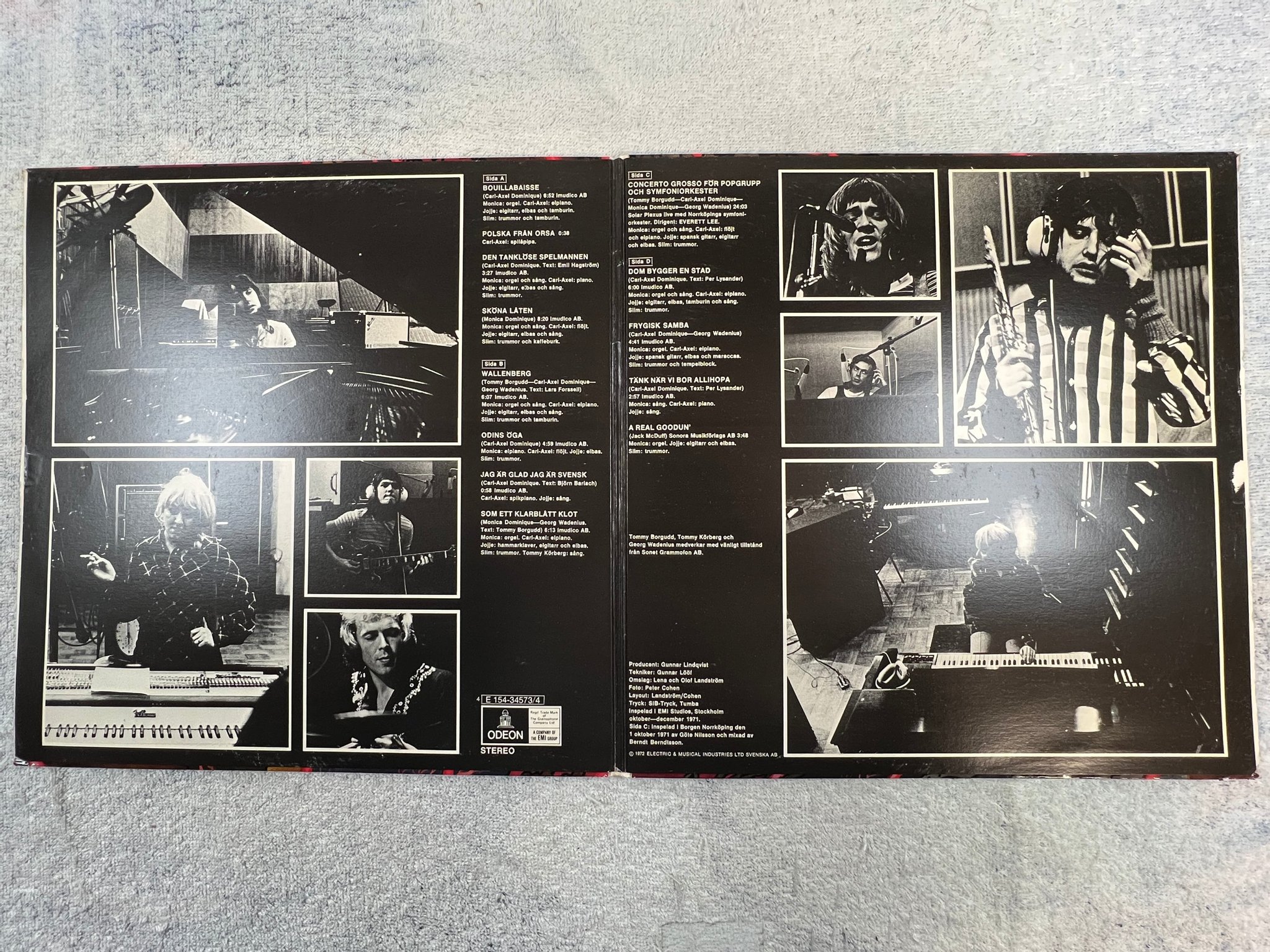 Omslagsbild för skivan SOLAR PLEXUS s/t 2xLP -72 Swe ODEON 4E 154-34574