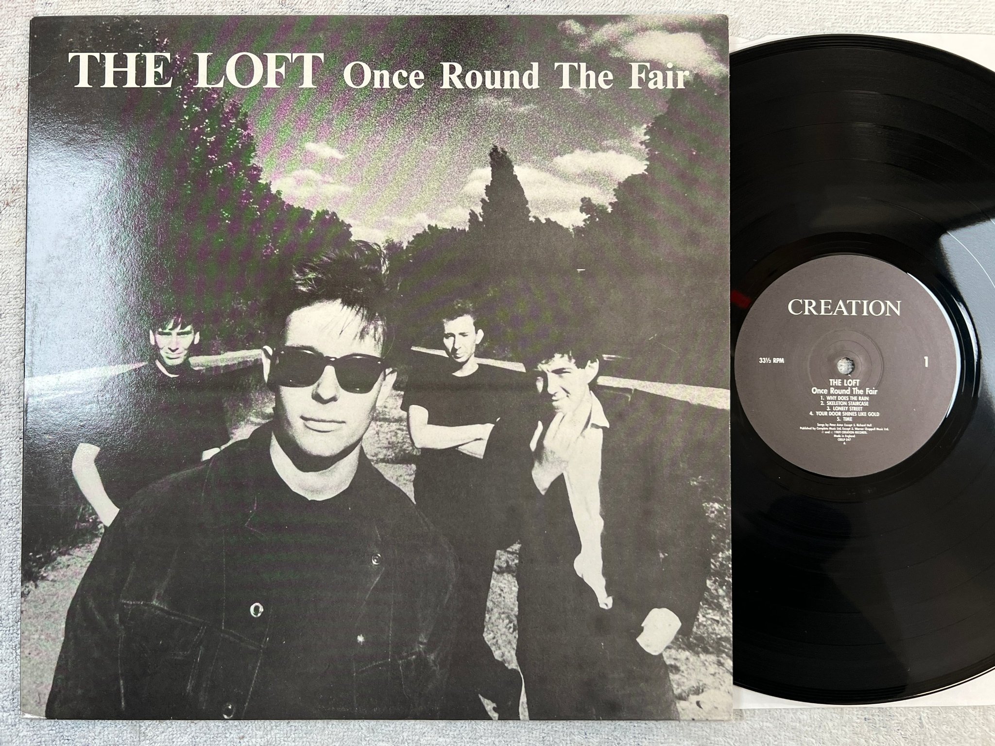 Omslagsbild för skivan THE LOFT 1982-1985 Once Round The Fair LP -89 UK creation CRELP 047 Indie