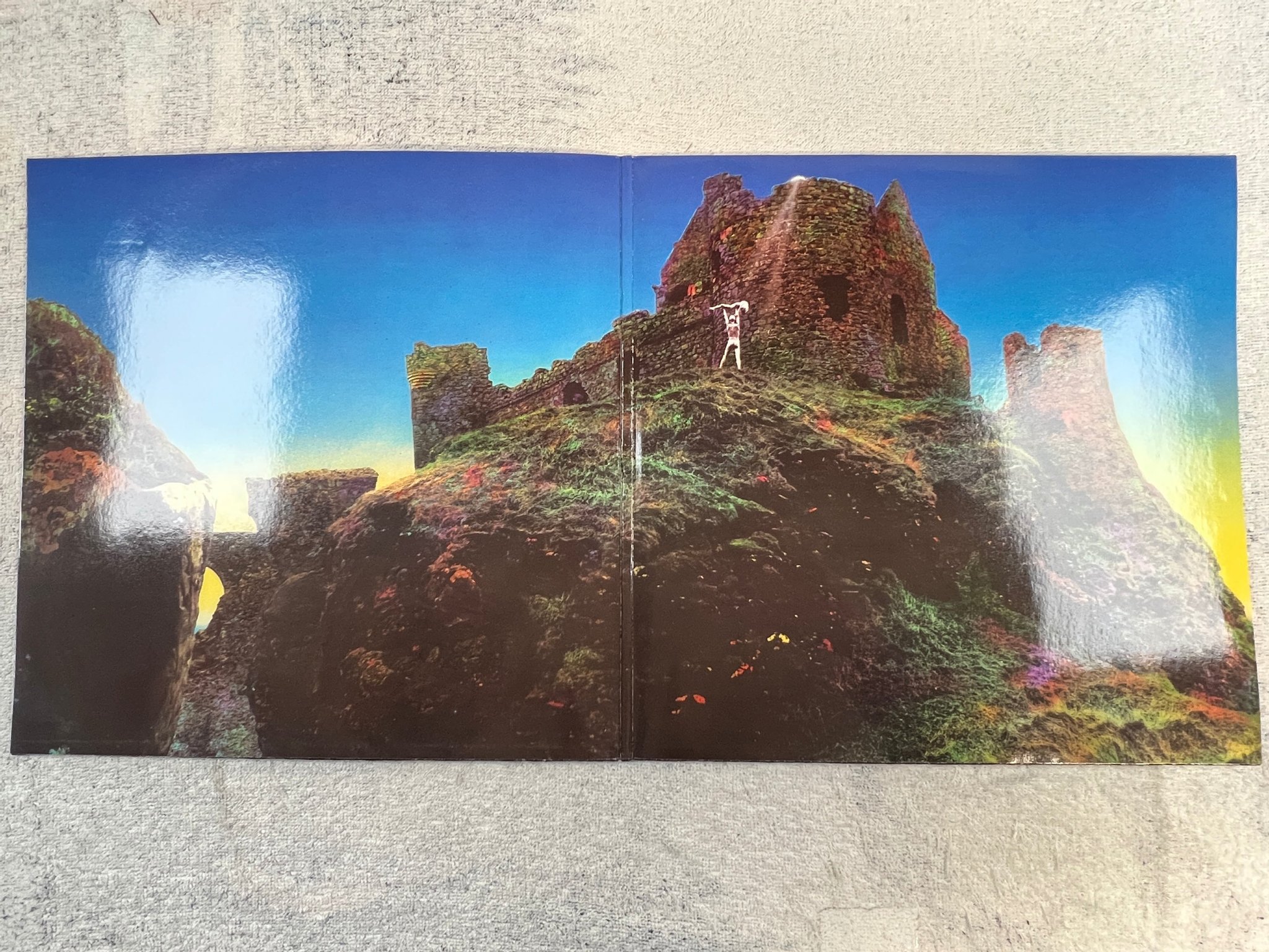 Omslagsbild för skivan LED ZEPPELIN houses of the holy LP Ger ATLANTIC K 50 014