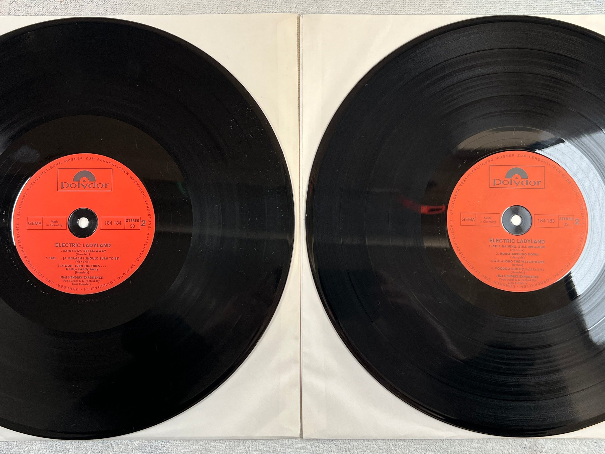 Omslagsbild för skivan THE JIMI HENDRIX EXPERIENCE electric lady land 2xLP Ger POLYDOR 184183