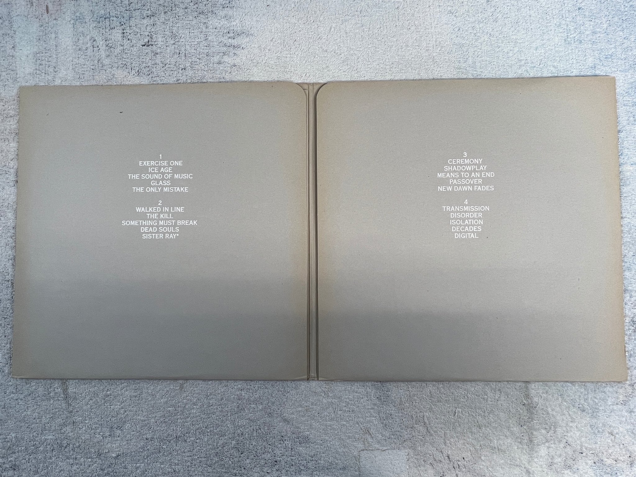 Omslagsbild för skivan JOY DIVISION still 2xLP -81 UK FACTORY FACT.40