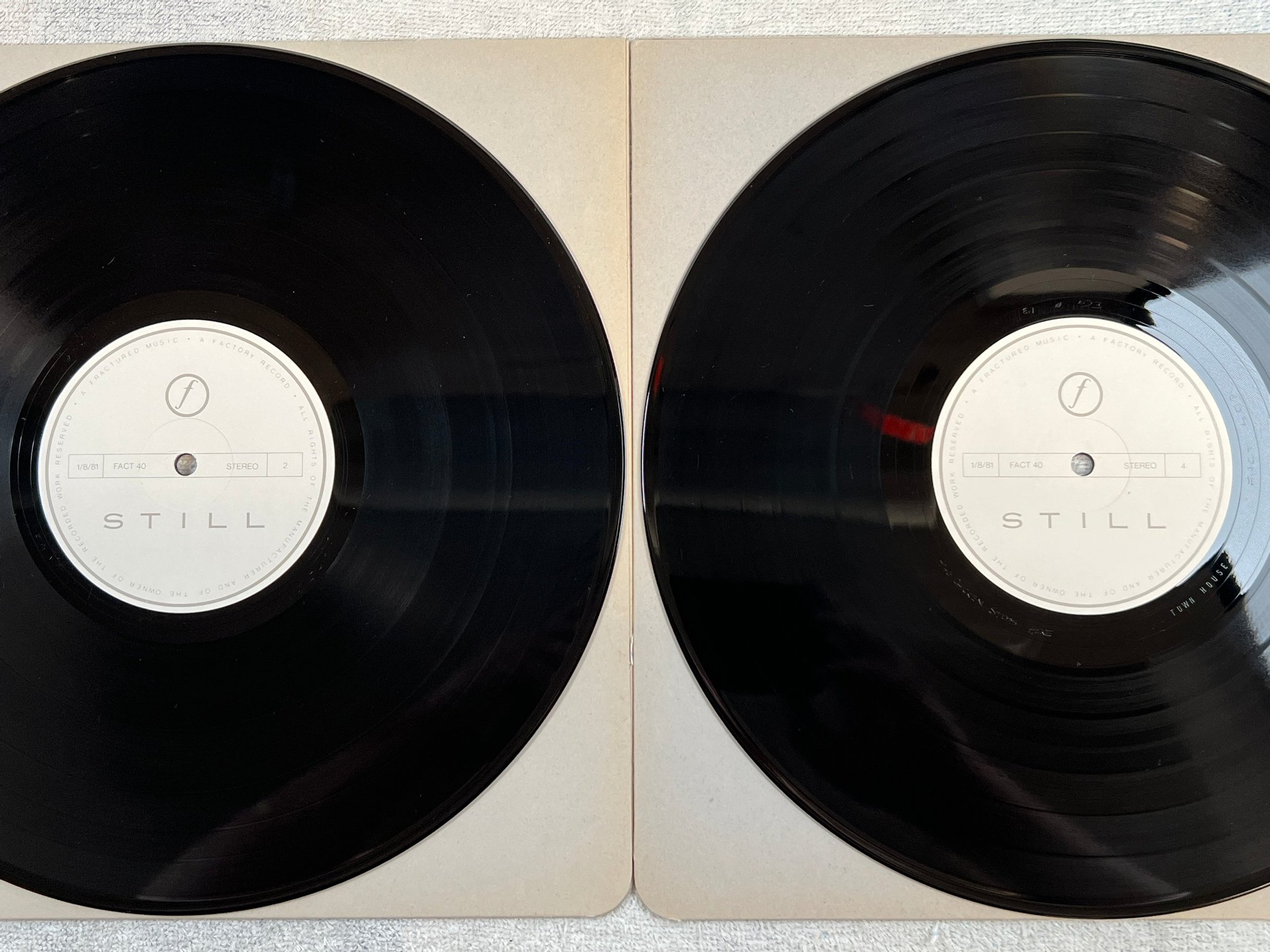 Omslagsbild för skivan JOY DIVISION still 2xLP -81 UK FACTORY FACT.40