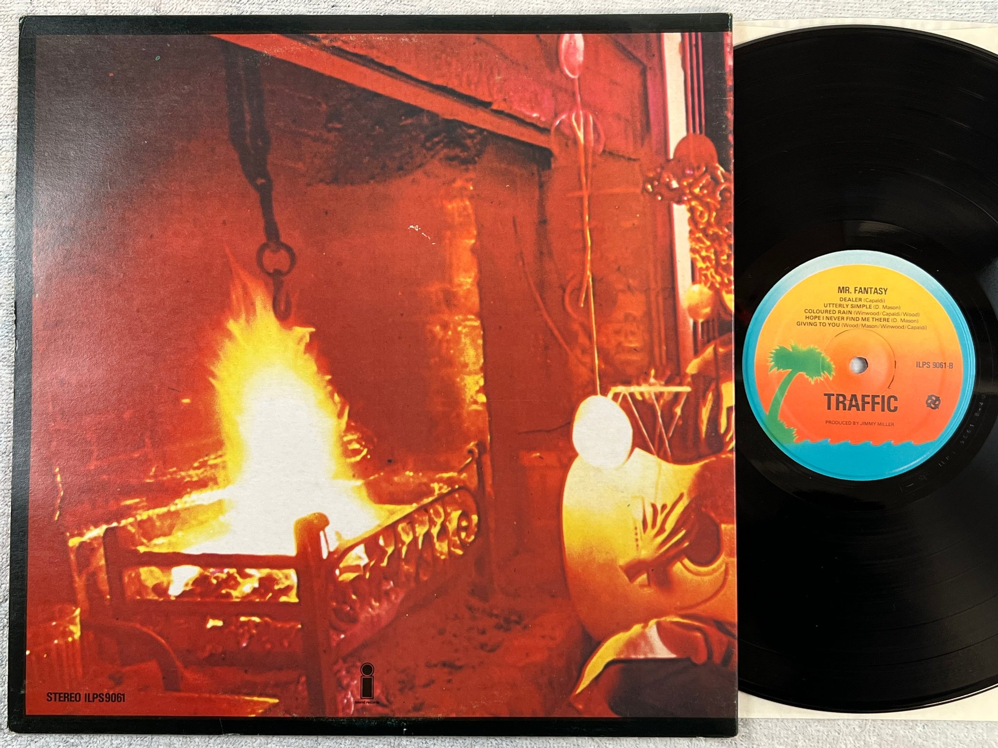 Omslagsbild för skivan TRAFFIC mr fantasy LP re UK ISLAND ILPS 9061