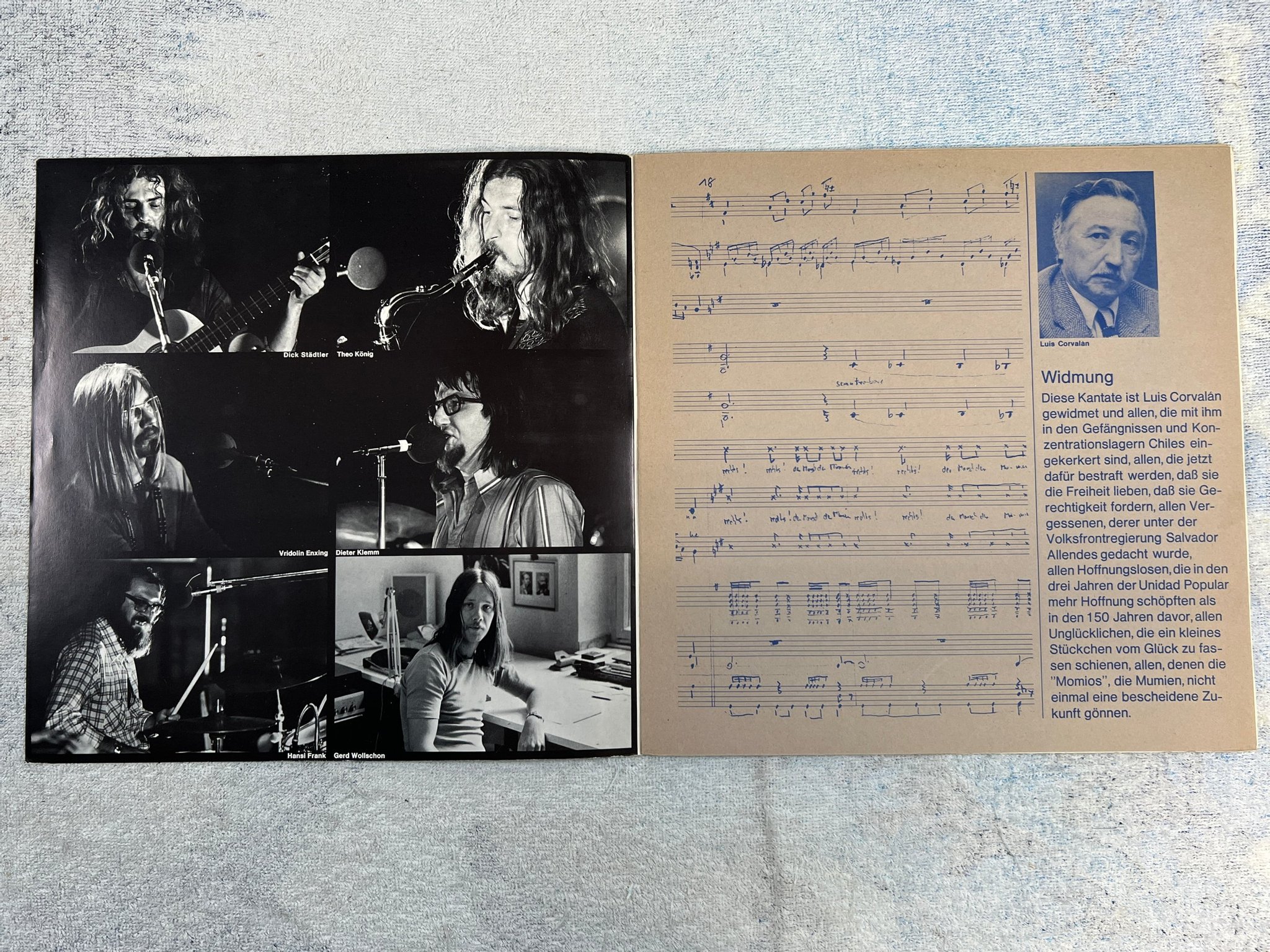 Omslagsbild för skivan FLOH DE COLOGNE Mumien LP -74 Ger PLÄNE S 99201 kraut rock 