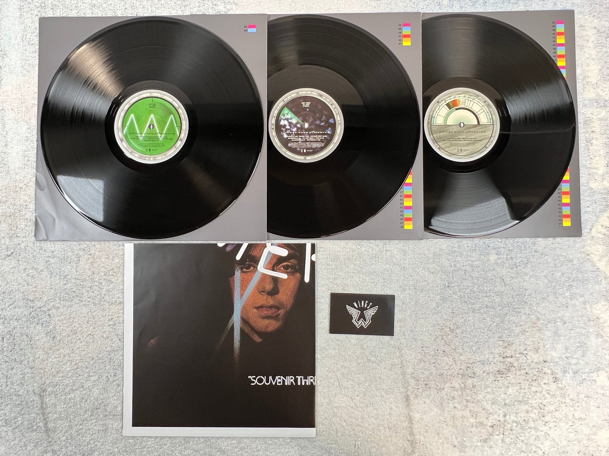 Omslagsbild för skivan WINGS Wings Over America 3xLP re 2013 HEAR MUSIC HRM-34316-01