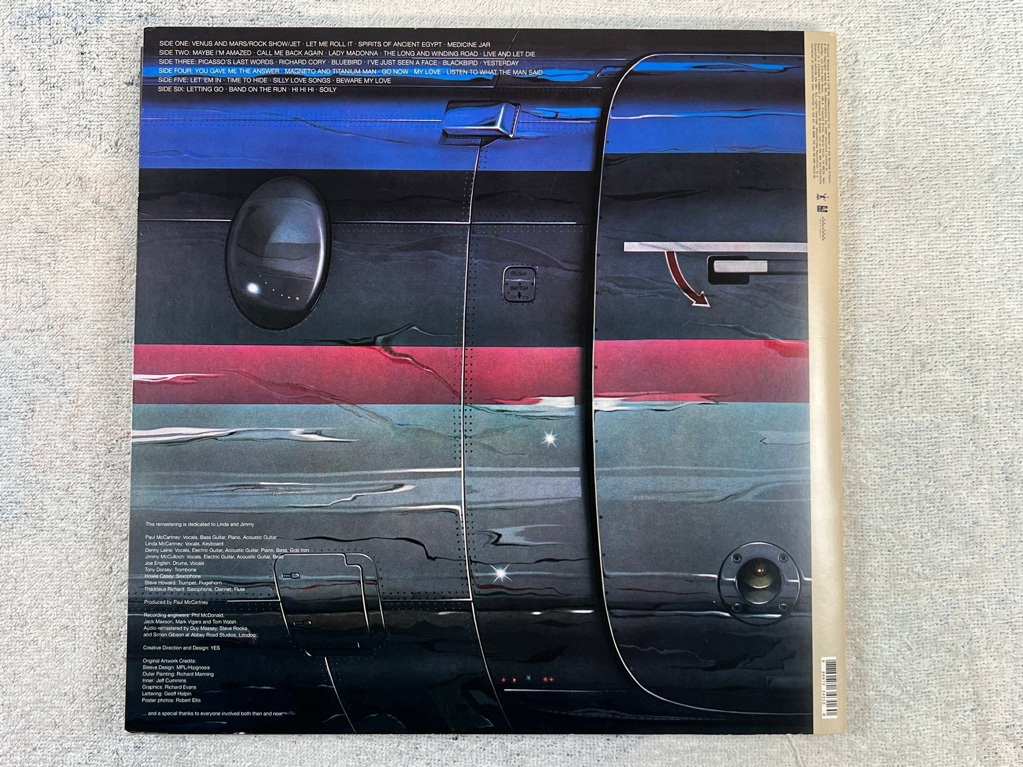 Omslagsbild för skivan WINGS Wings Over America 3xLP re 2013 HEAR MUSIC HRM-34316-01