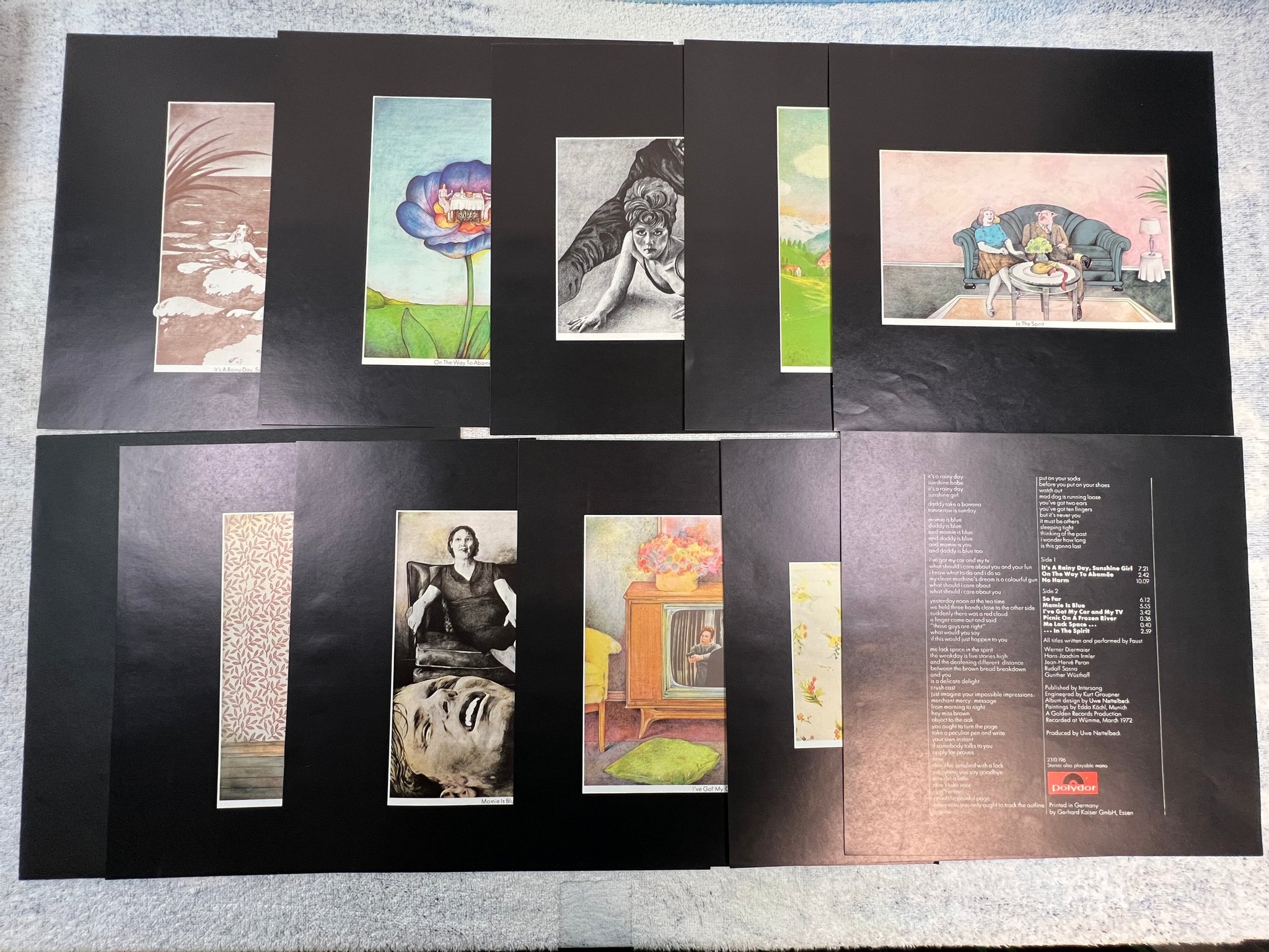 Omslagsbild för skivan FAUST so far LP -72 Ger POLYDOR 2310 196 krautrock w/ booklet