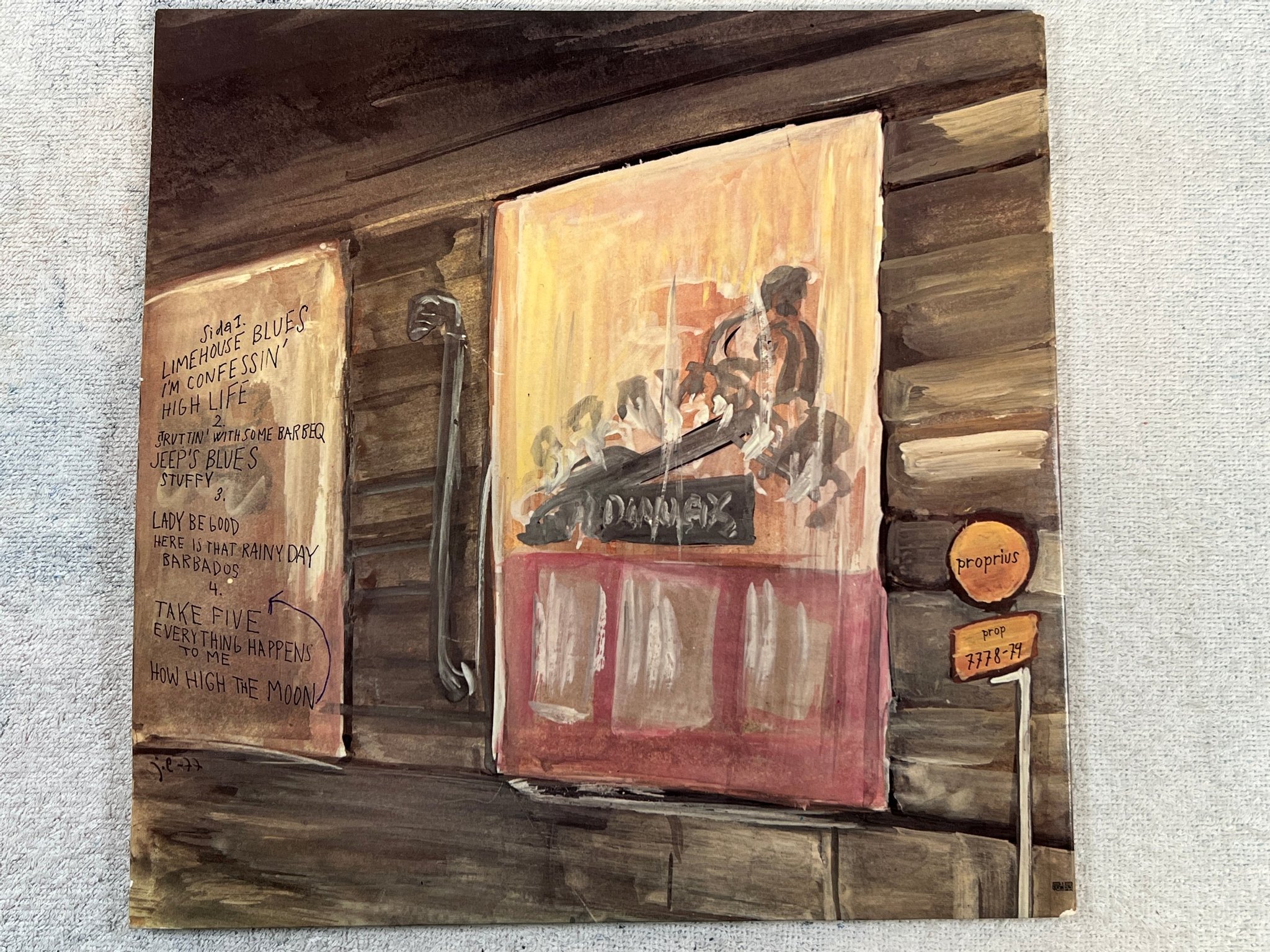 Omslagsbild för skivan ARNE DOMNERUS jazz at the pawnshop LP -77 Swe PROPRIUS PROP 7778-79