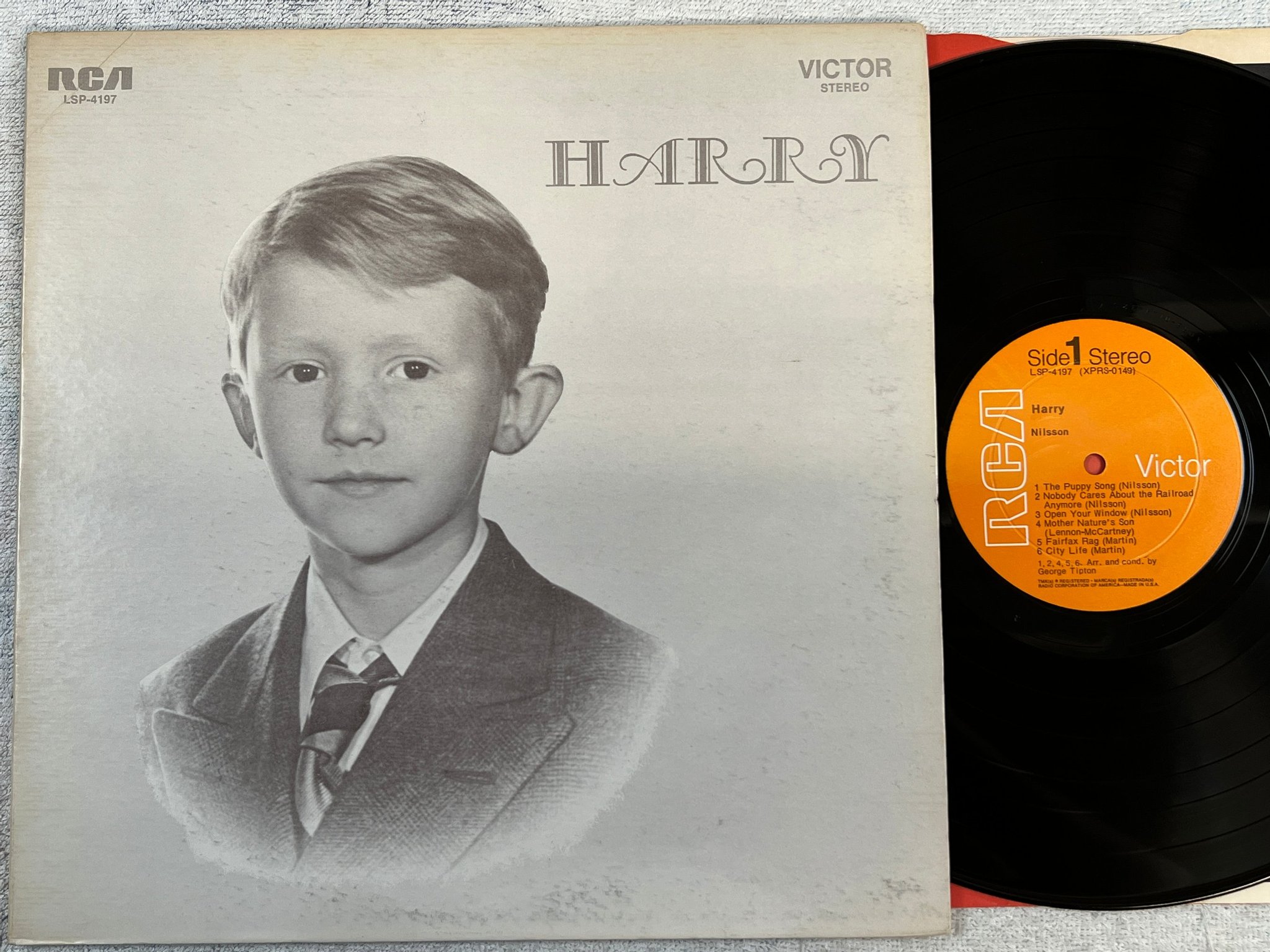 Omslagsbild för skivan NILSSON Harry LP -69 US RCA LSP-4197 