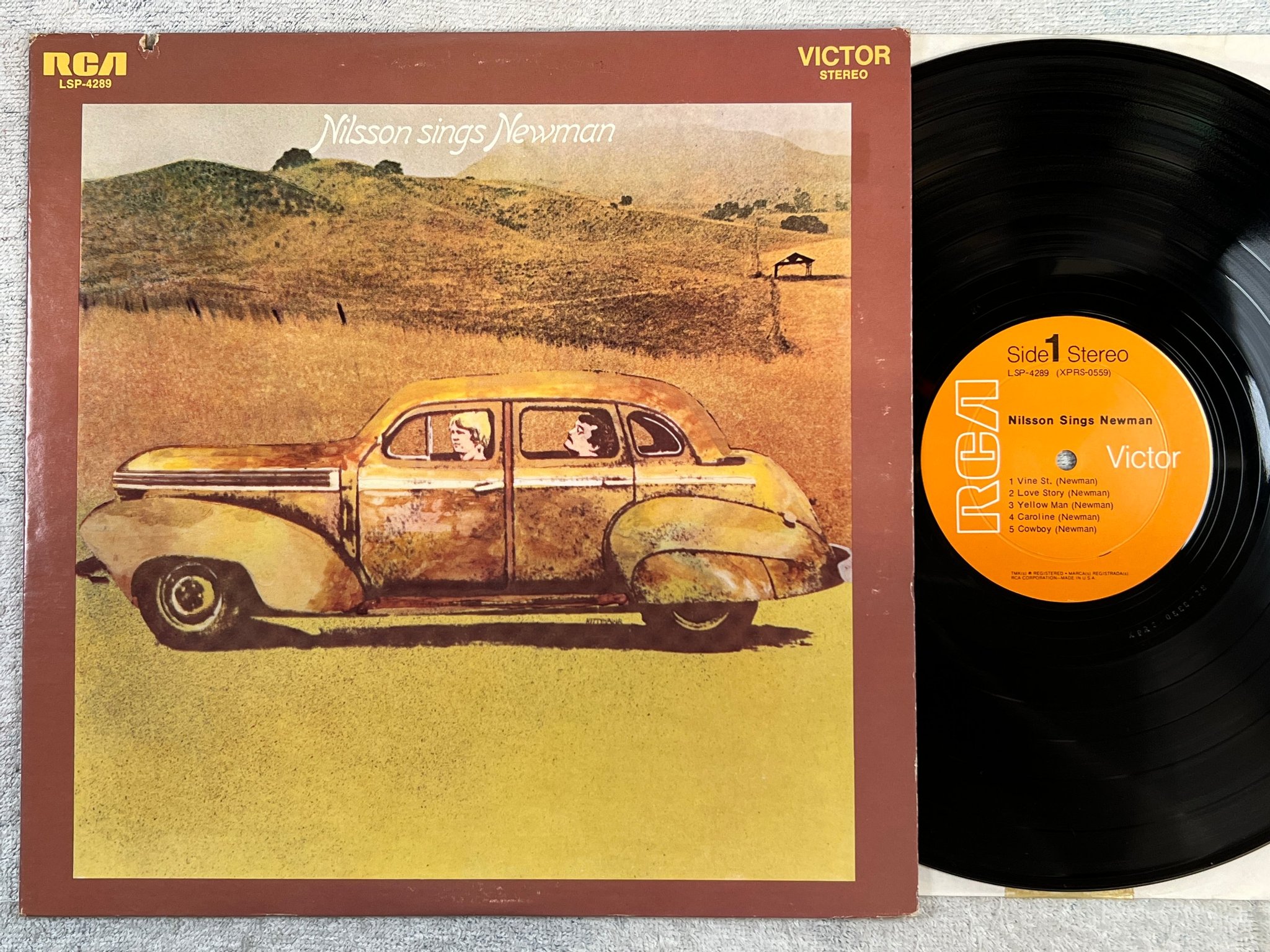 Omslagsbild för skivan NILSSON sings Newman LP -70 US RCA LSP-4289