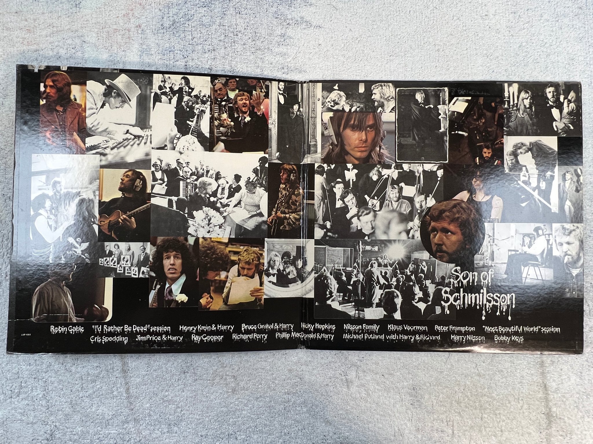 Omslagsbild för skivan NILSSON son of Schmilsson LP -72 US RCA LSP-4717