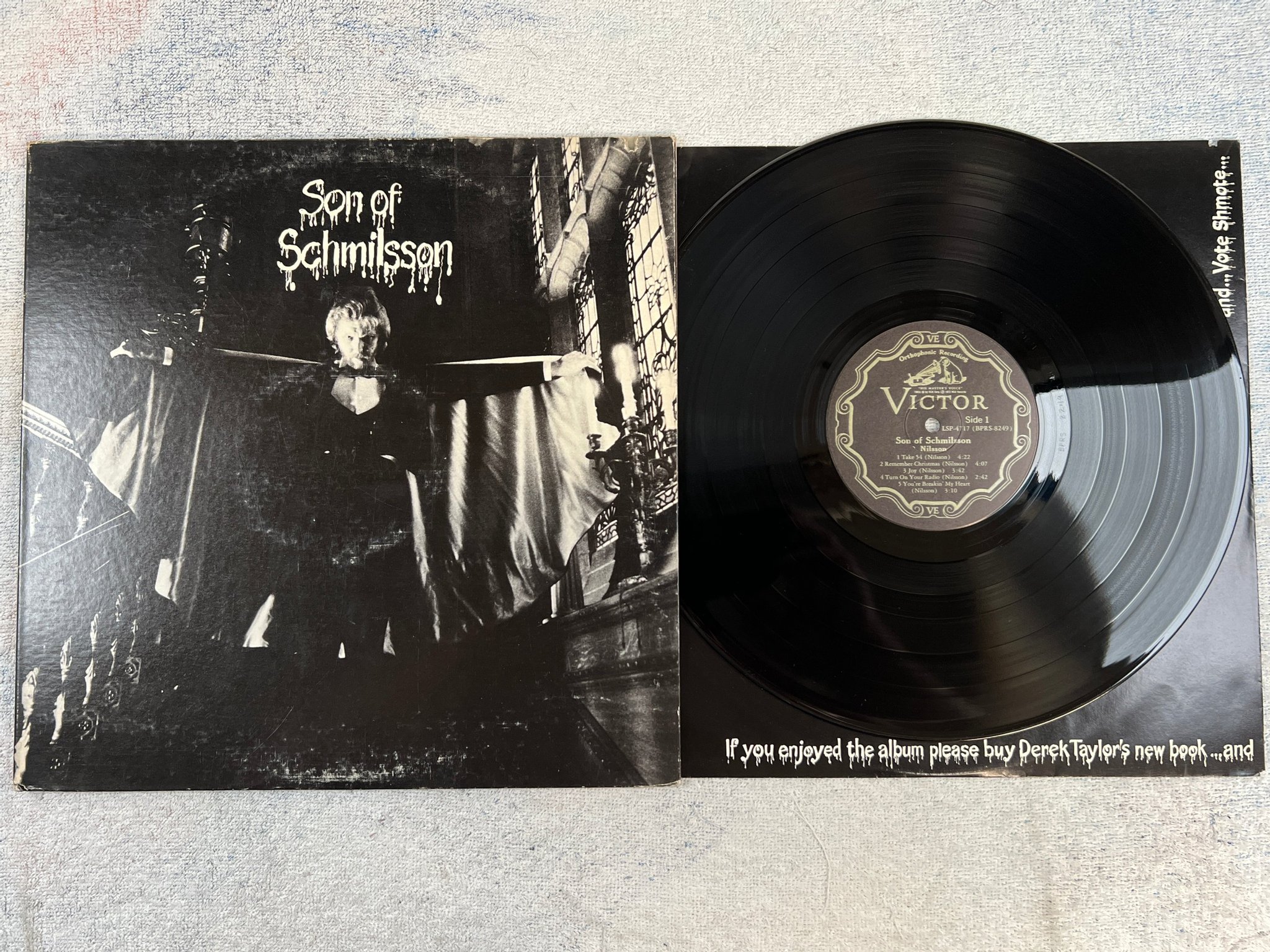 Omslagsbild för skivan NILSSON son of Schmilsson LP -72 US RCA LSP-4717