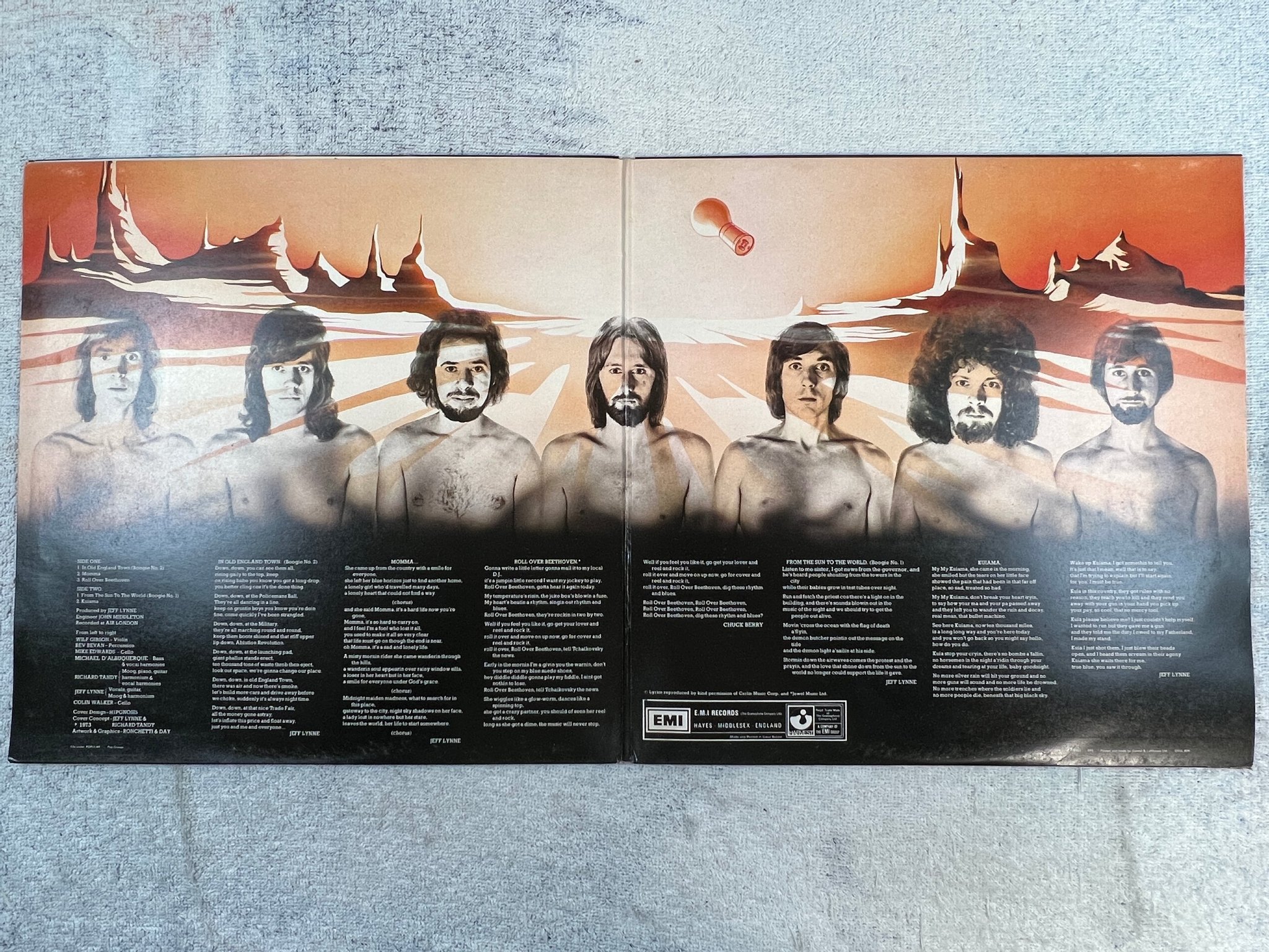 Omslagsbild för skivan THE ELECTRIC LIGHT ORCHESTRA Elo 2 LP -73 US HARVEST SHVL 806