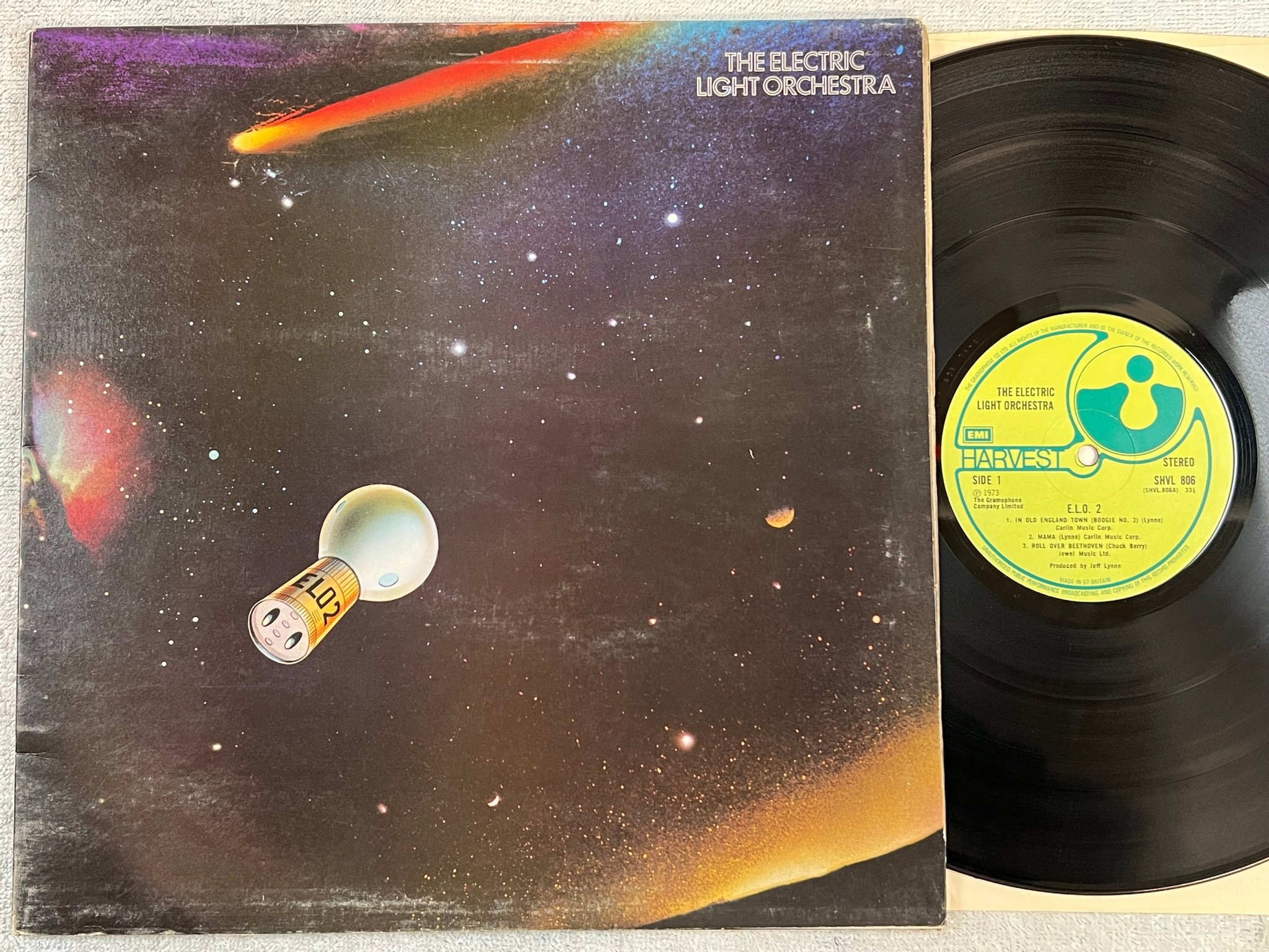 Omslagsbild för skivan THE ELECTRIC LIGHT ORCHESTRA Elo 2 LP -73 US HARVEST SHVL 806