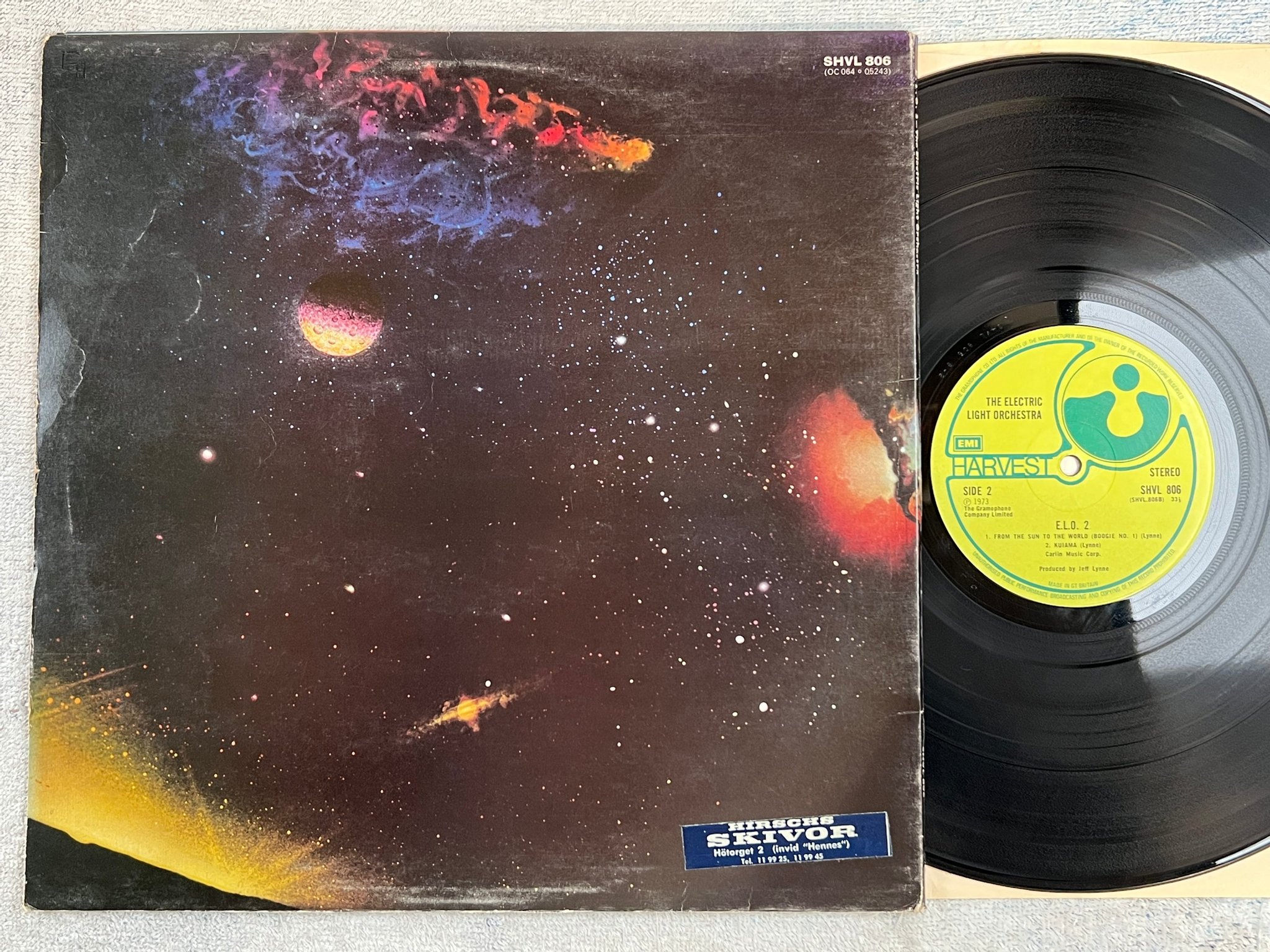Omslagsbild för skivan THE ELECTRIC LIGHT ORCHESTRA Elo 2 LP -73 US HARVEST SHVL 806