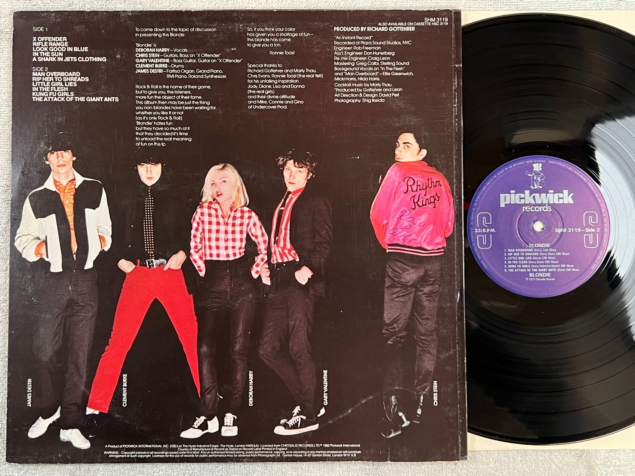 Omslagsbild för skivan BLONDIE s/t LP UK PICKWICK SHM 3119