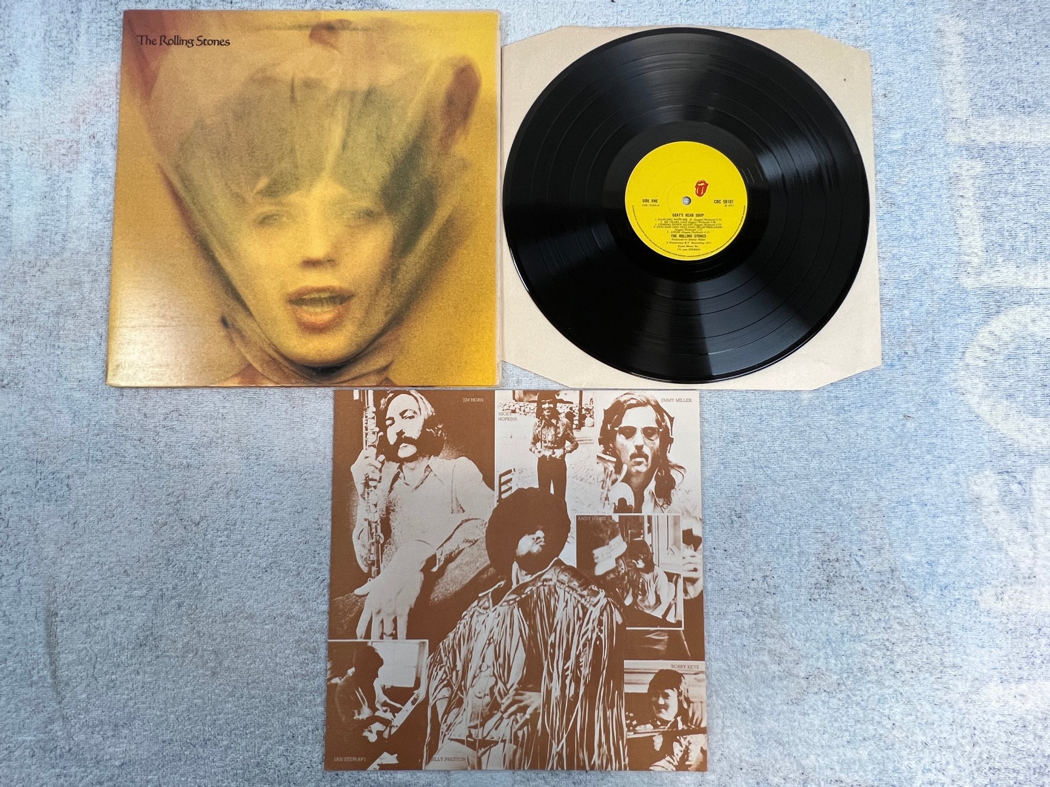 Omslagsbild för skivan ROLLING STONES goat's head soup LP -73 UK COC 59101 
